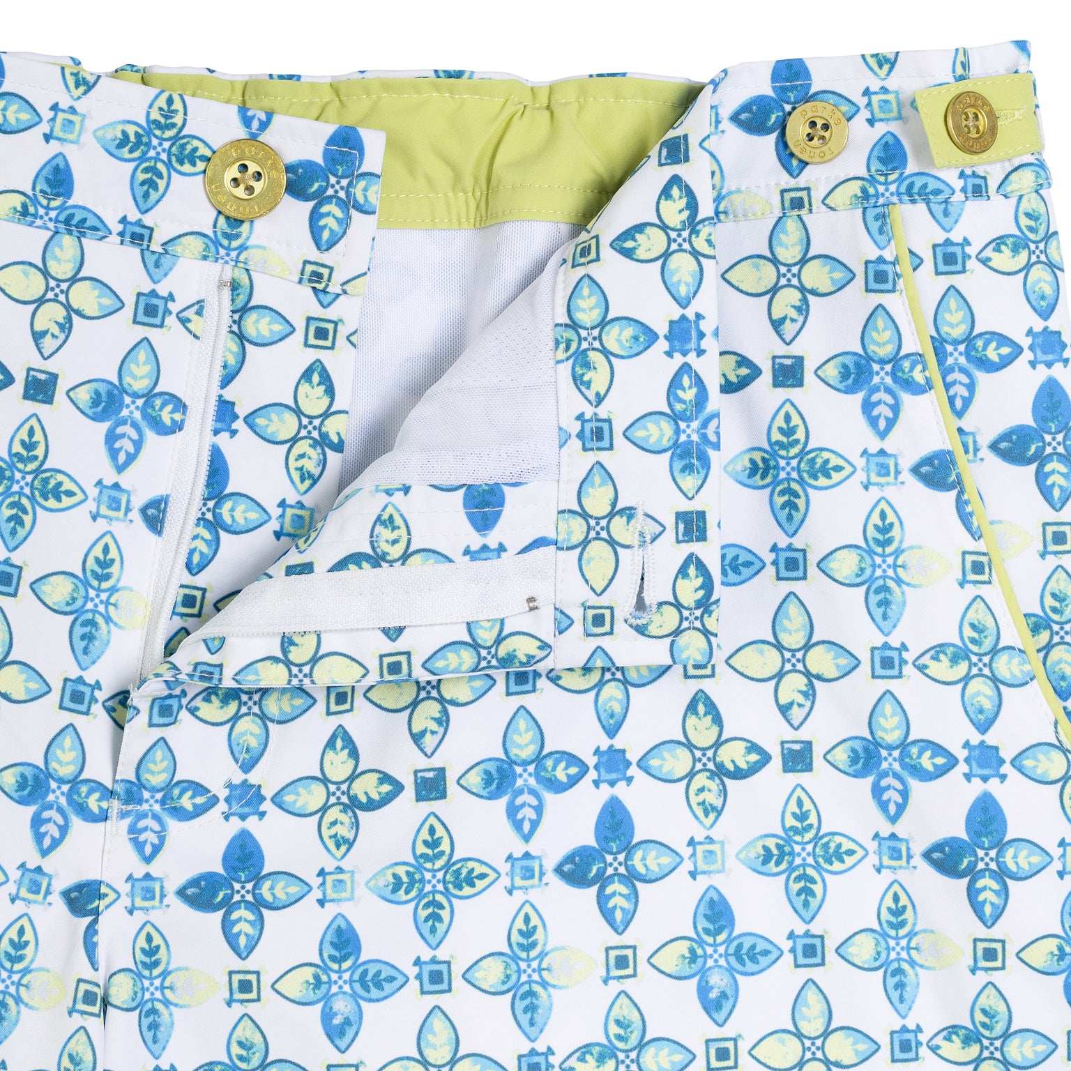 SPRING '24- Piastrella Azur Lemon Print 6" Catalonia Stretch