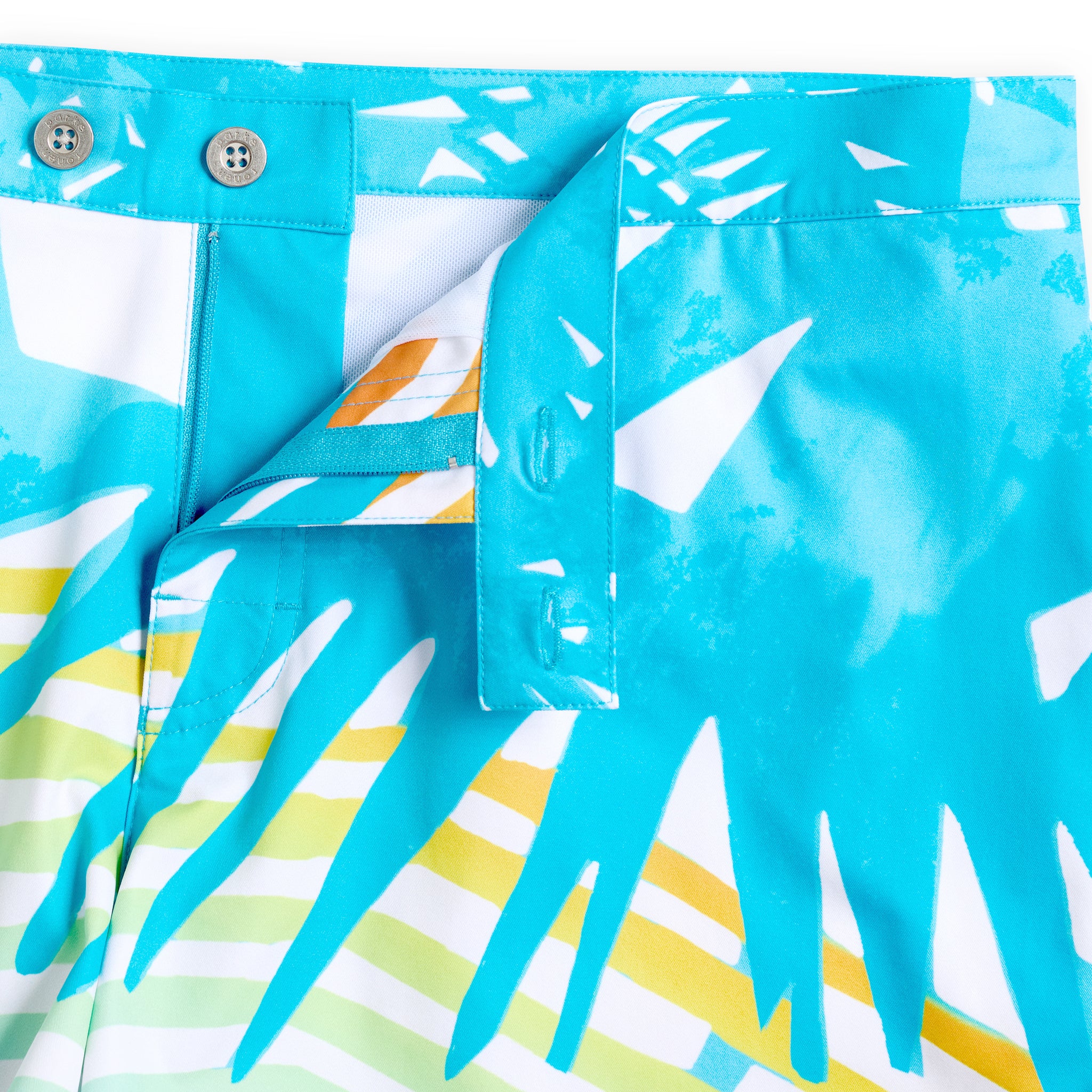 NEW- Azure Praia Print Lido Swim Trunk