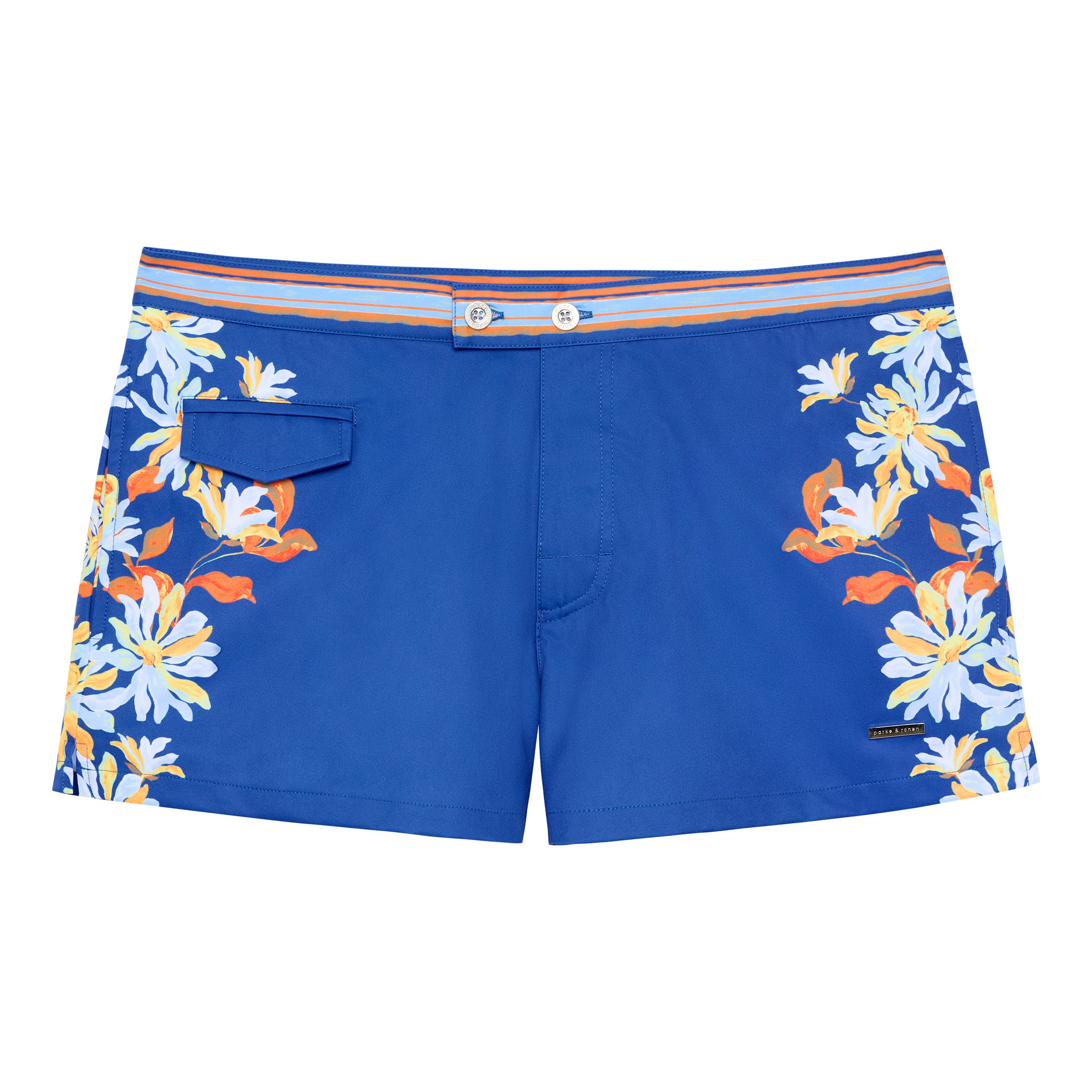 Pacific Garden Lido Printed Swim Short - Parke & Ronen