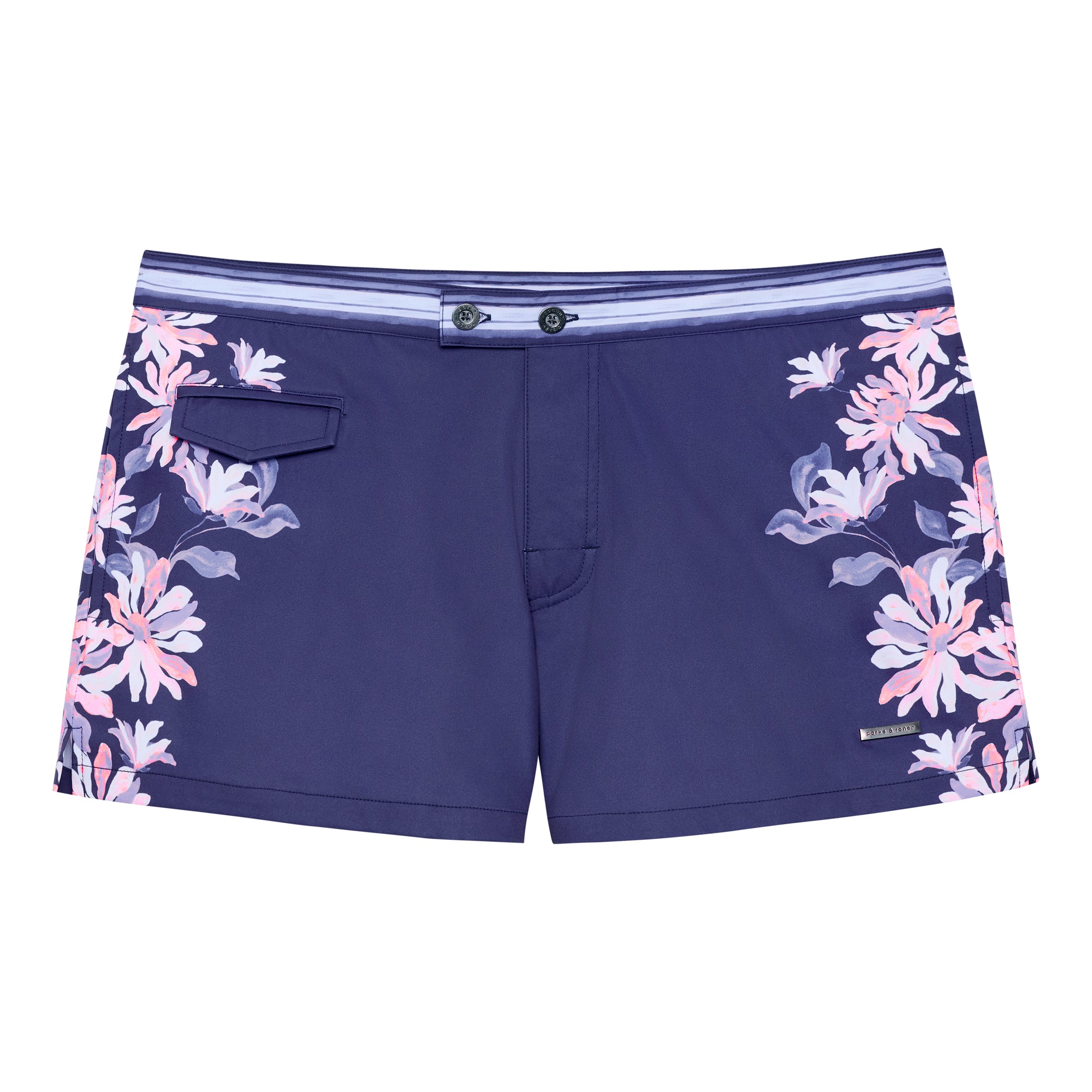 Twilight Garden Lido Printed Swim Short - Parke & Ronen