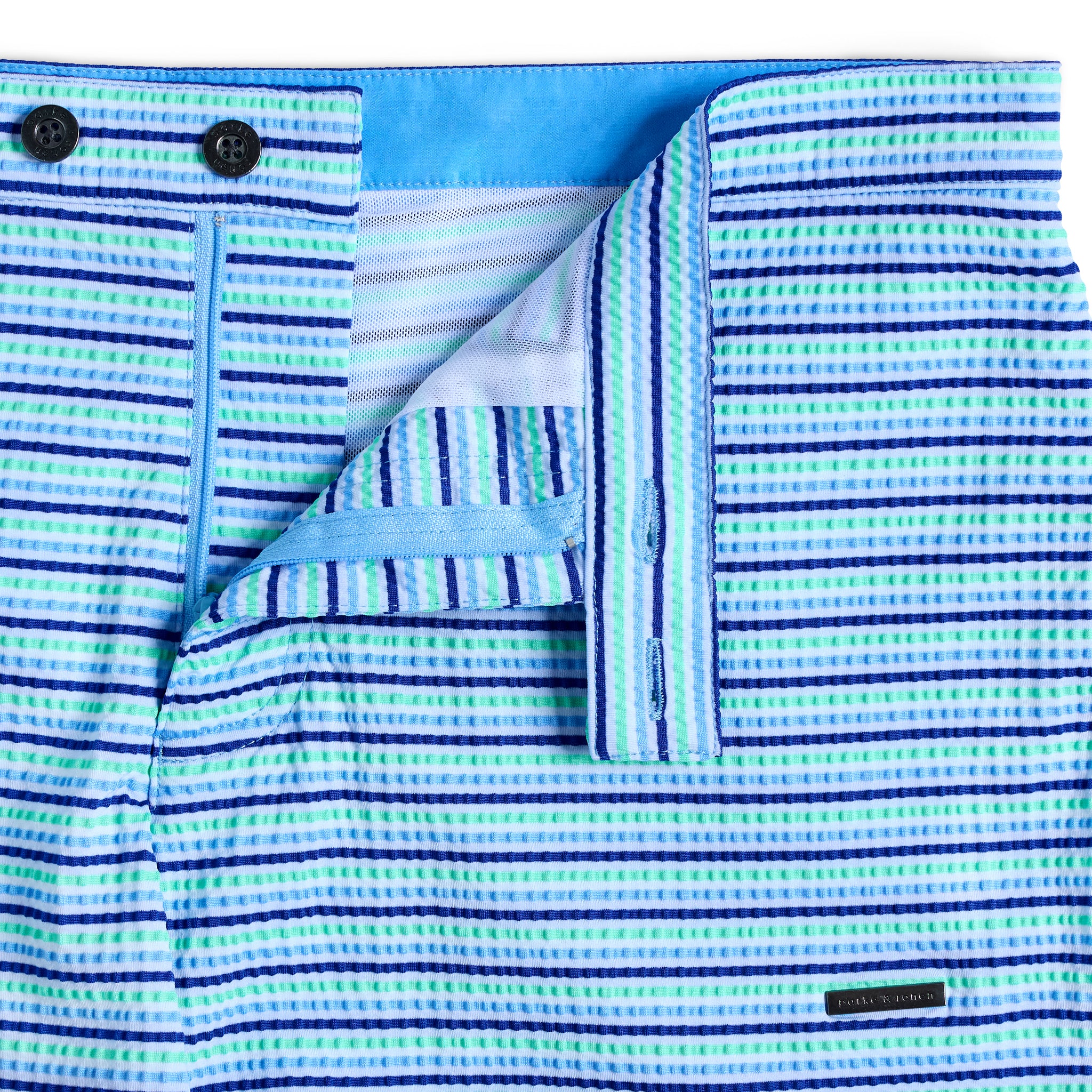 Marina Pinline Stripe Lido Swim Short - Parke & Ronen