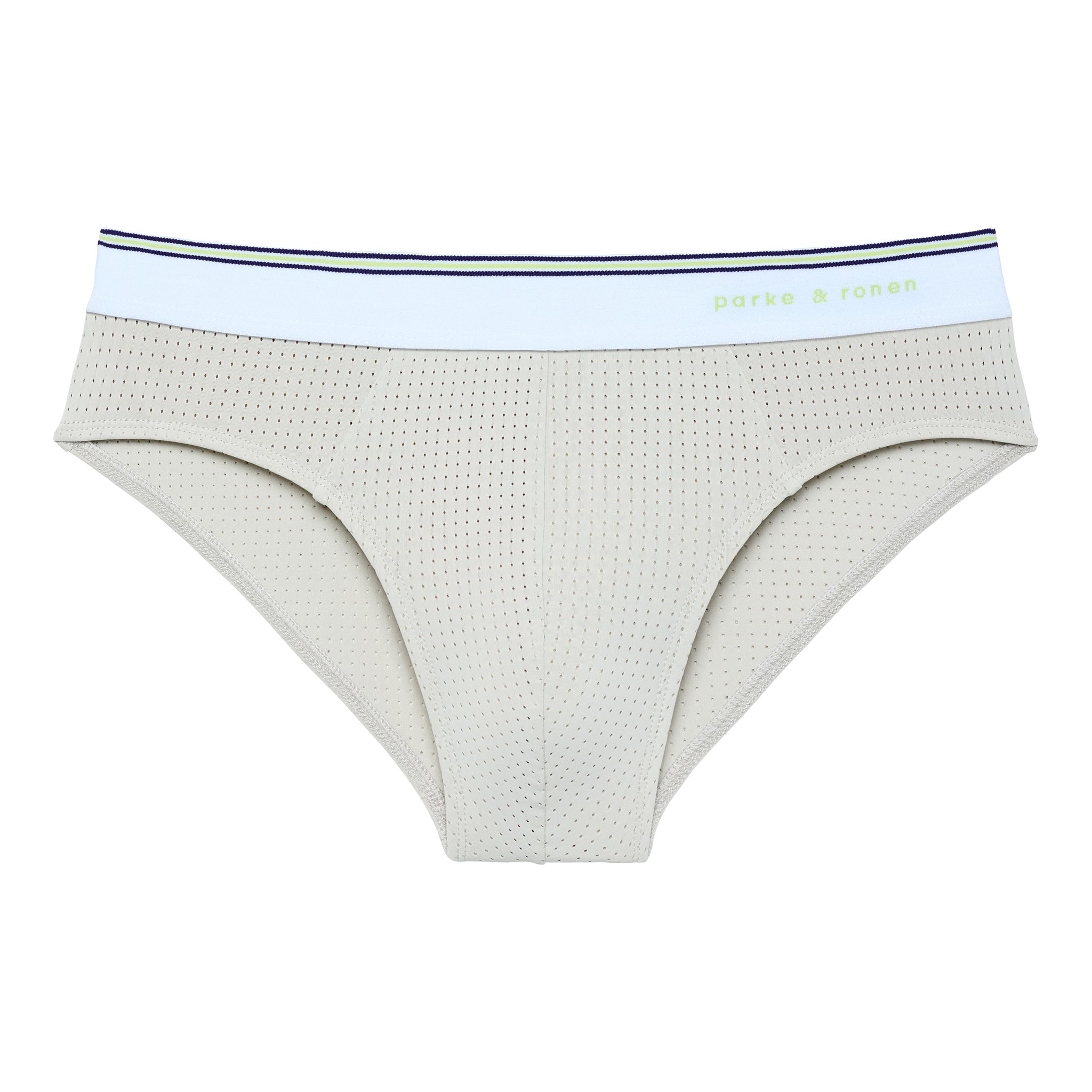 Sand Bar Wave Mesh Low Rise Brief - Parke & Ronen