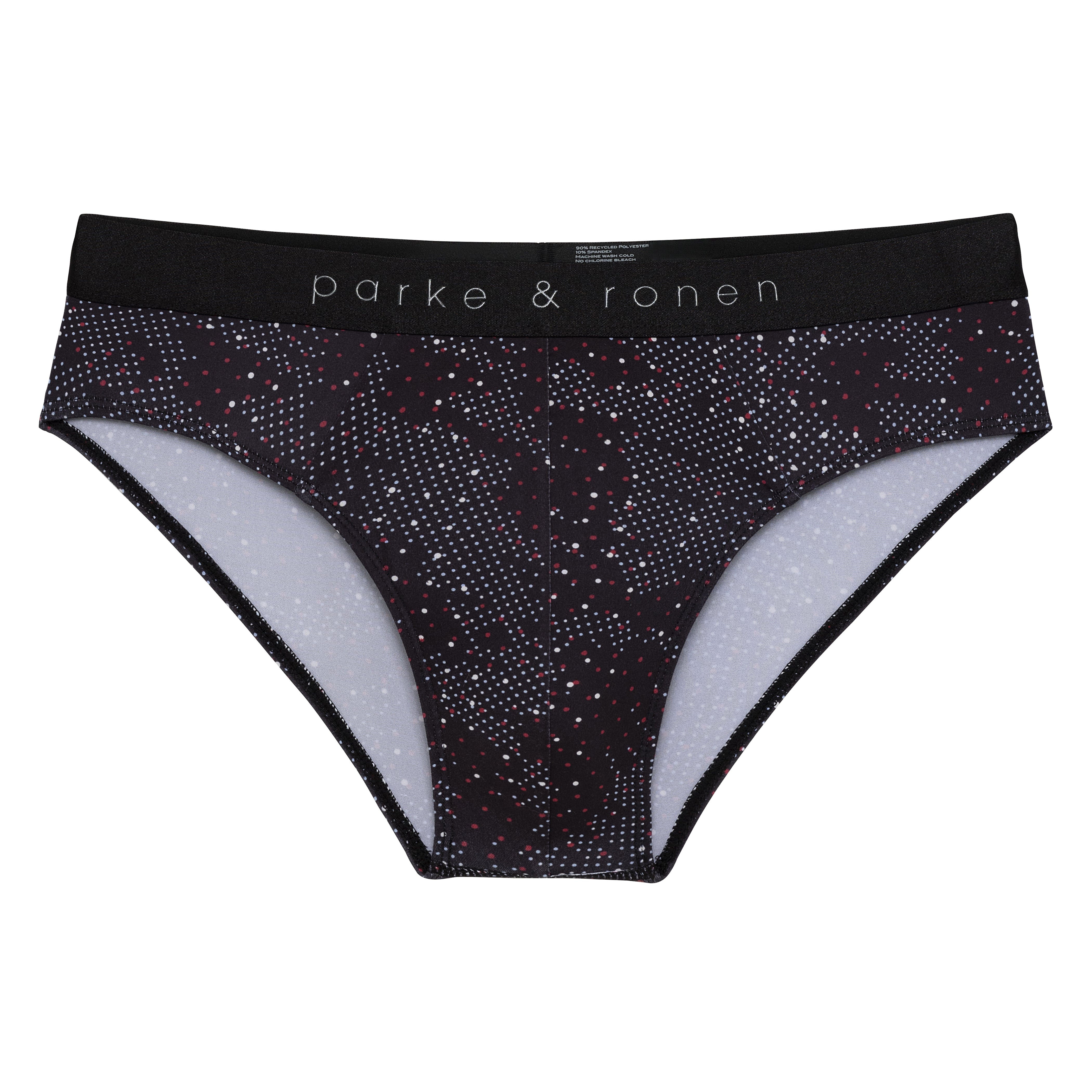 Black Andromeda Print Low Rise Brief