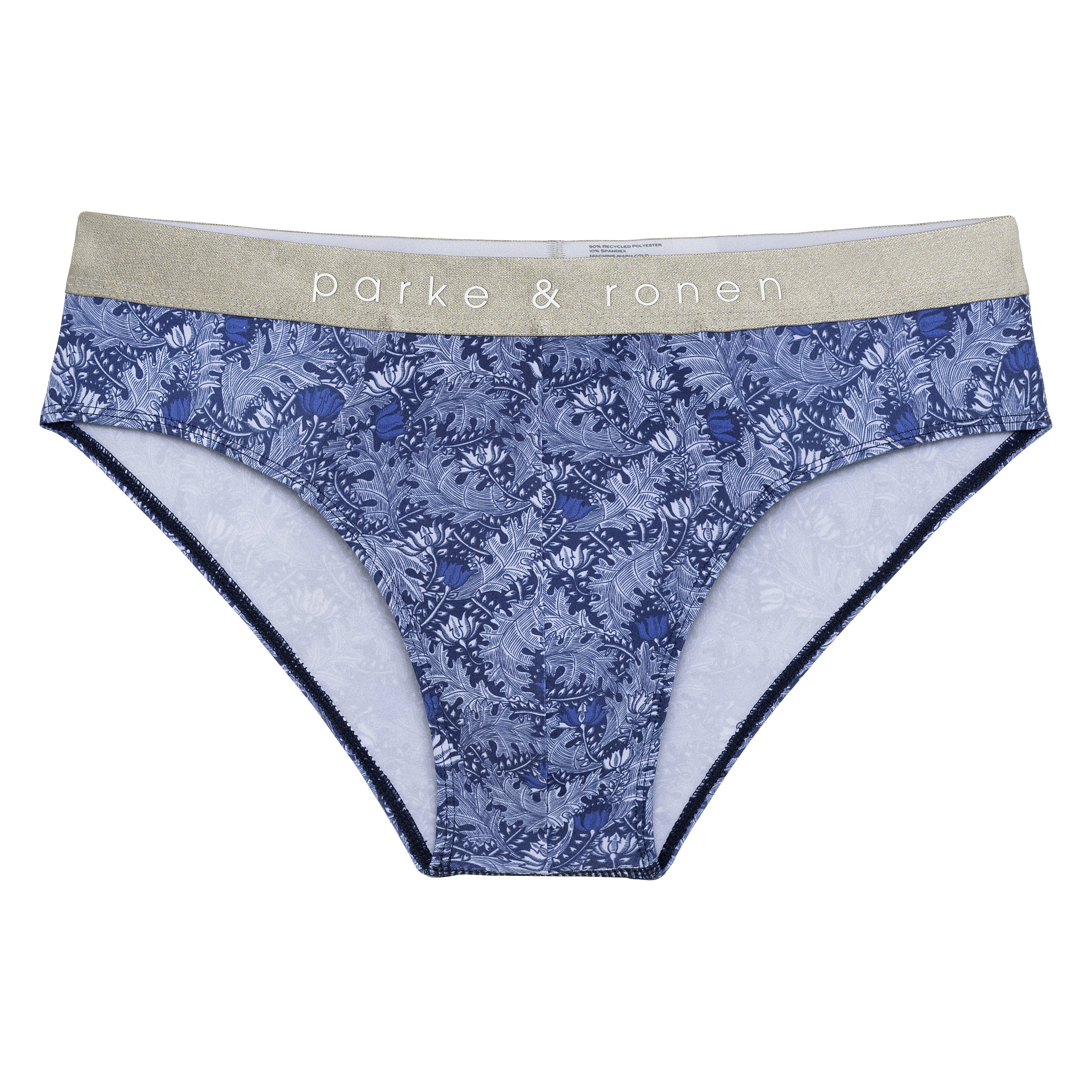 Cobalt Cassini Print Low Rise Brief