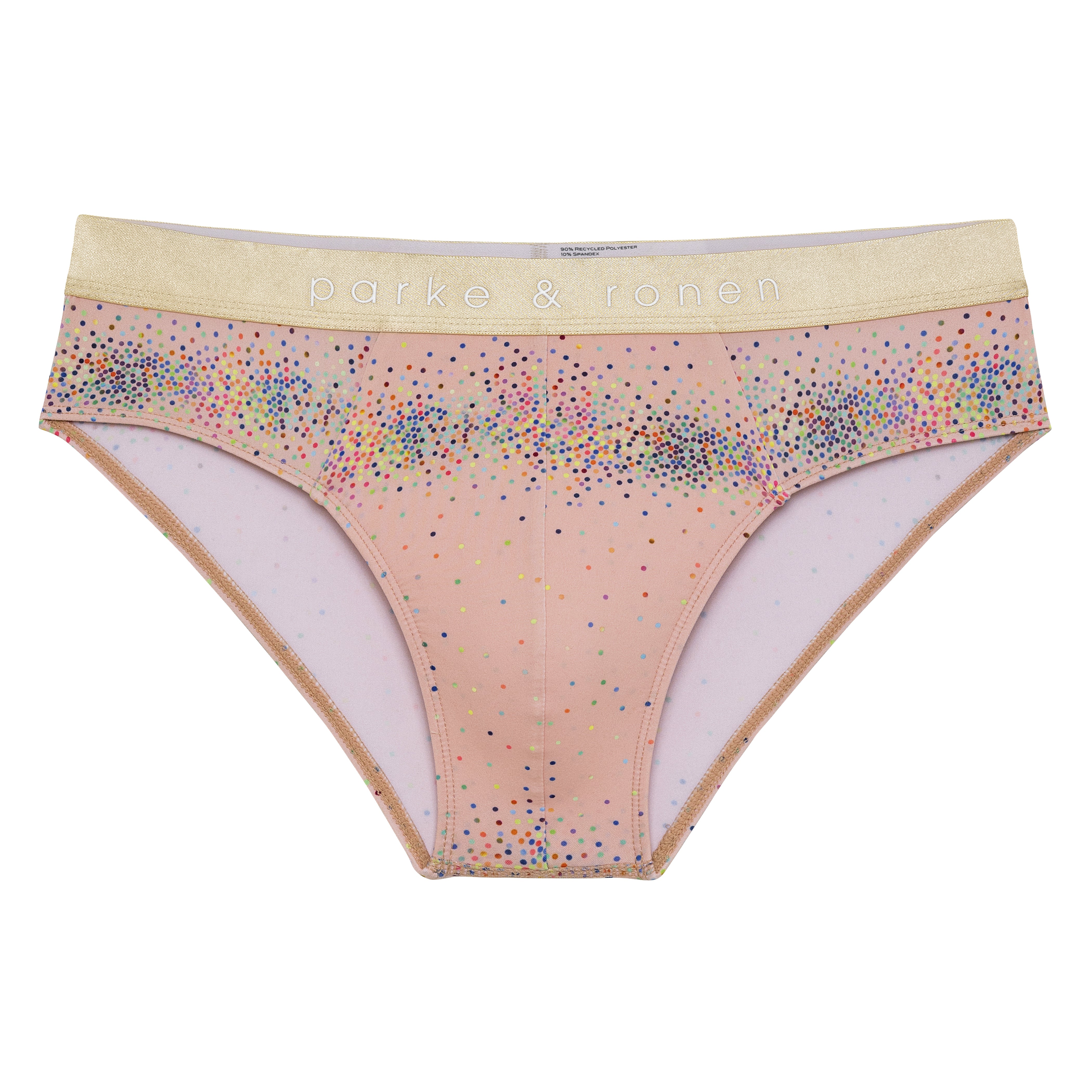 Champagne Sparkle Print Low Rise Brief