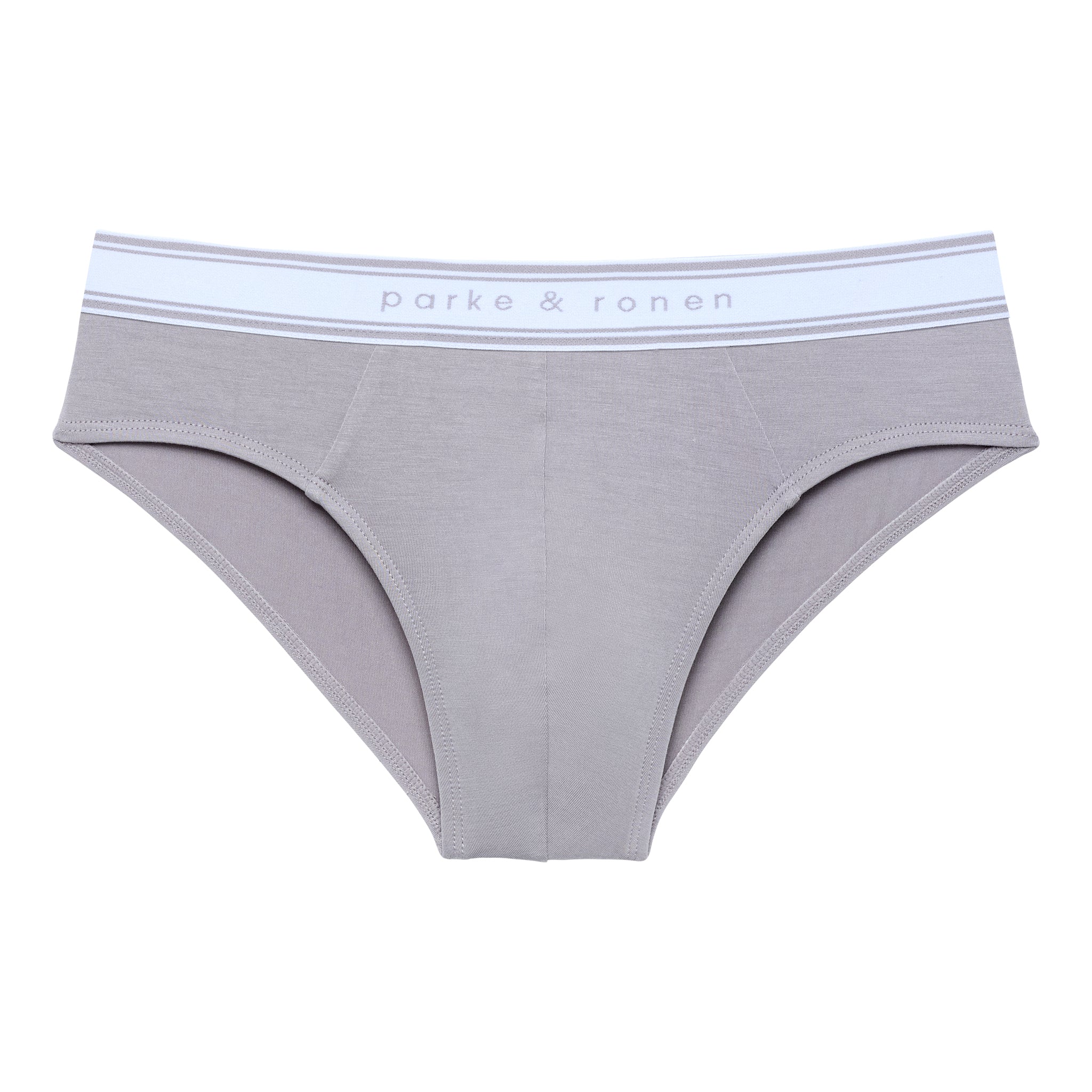 Mist Grey Retro Low Rise Brief - Parke & Ronen