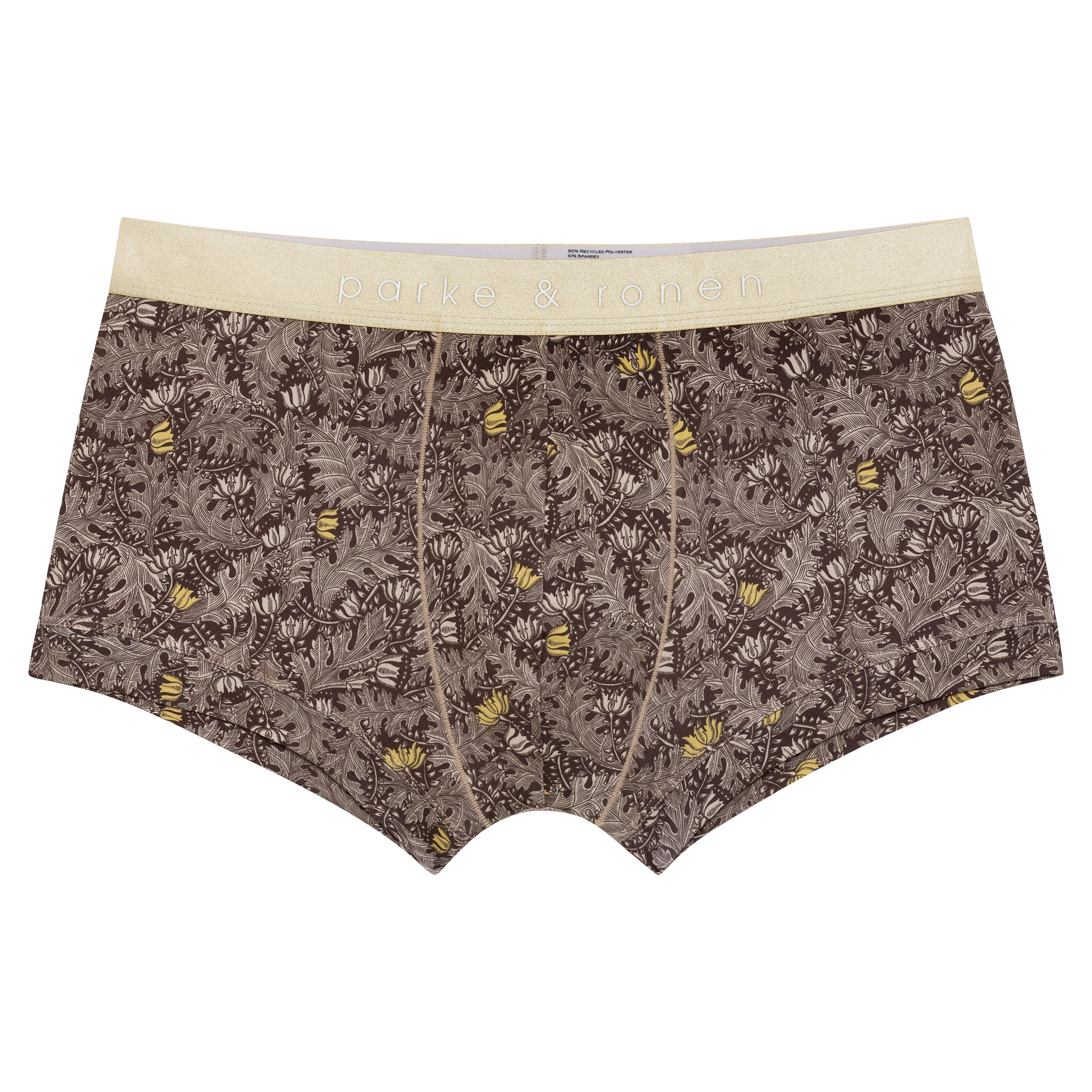 Gold Cassini Print Low Rise Trunk