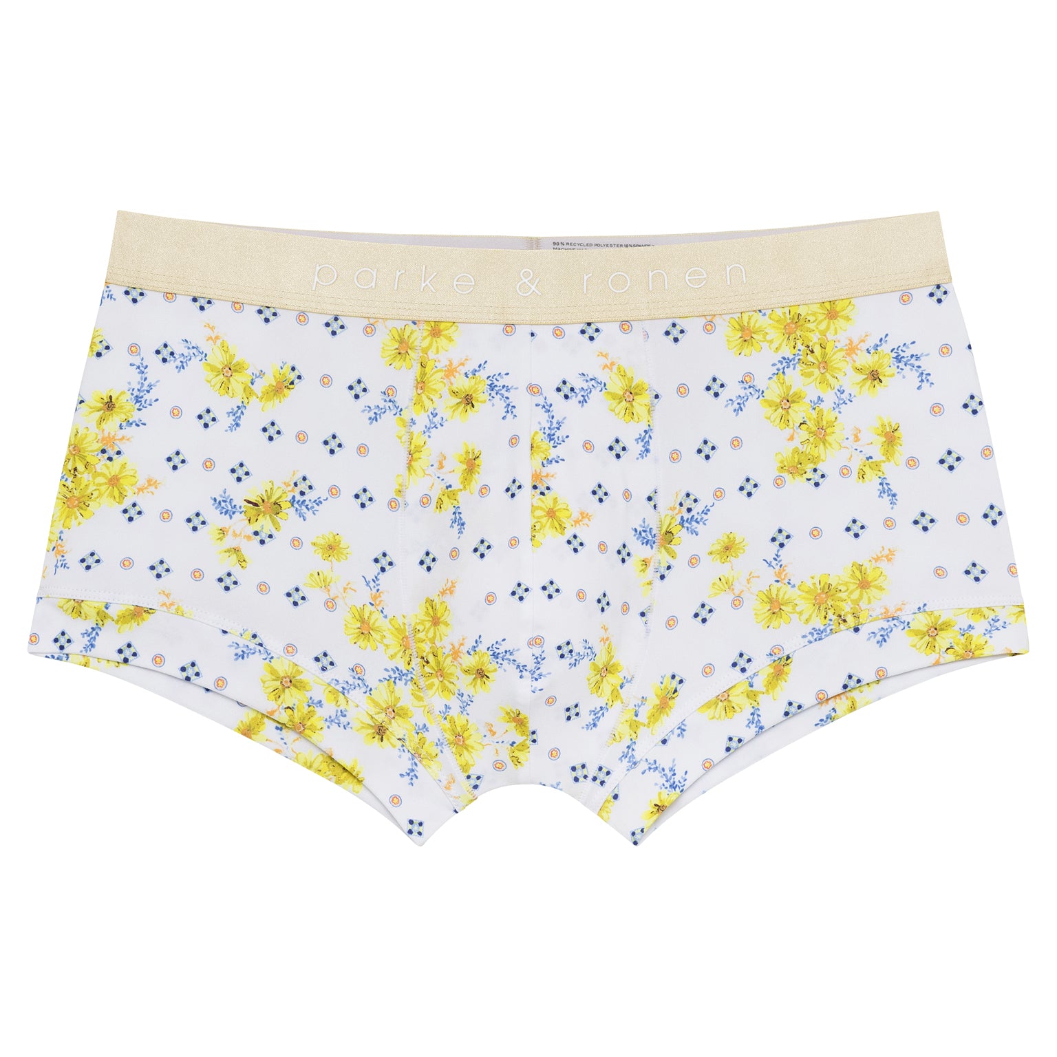 SPRING '24- Posies Yellow Print Low Rise Trunk