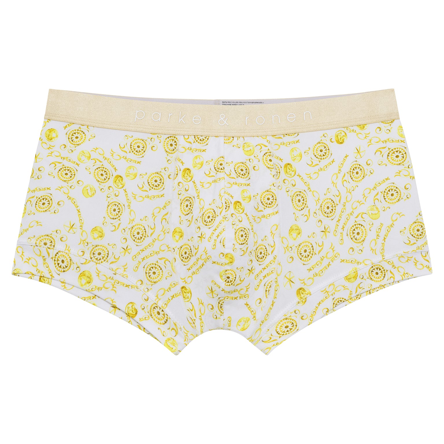 SPRING '24- Roman Coins Gold Print Low Rise Trunk
