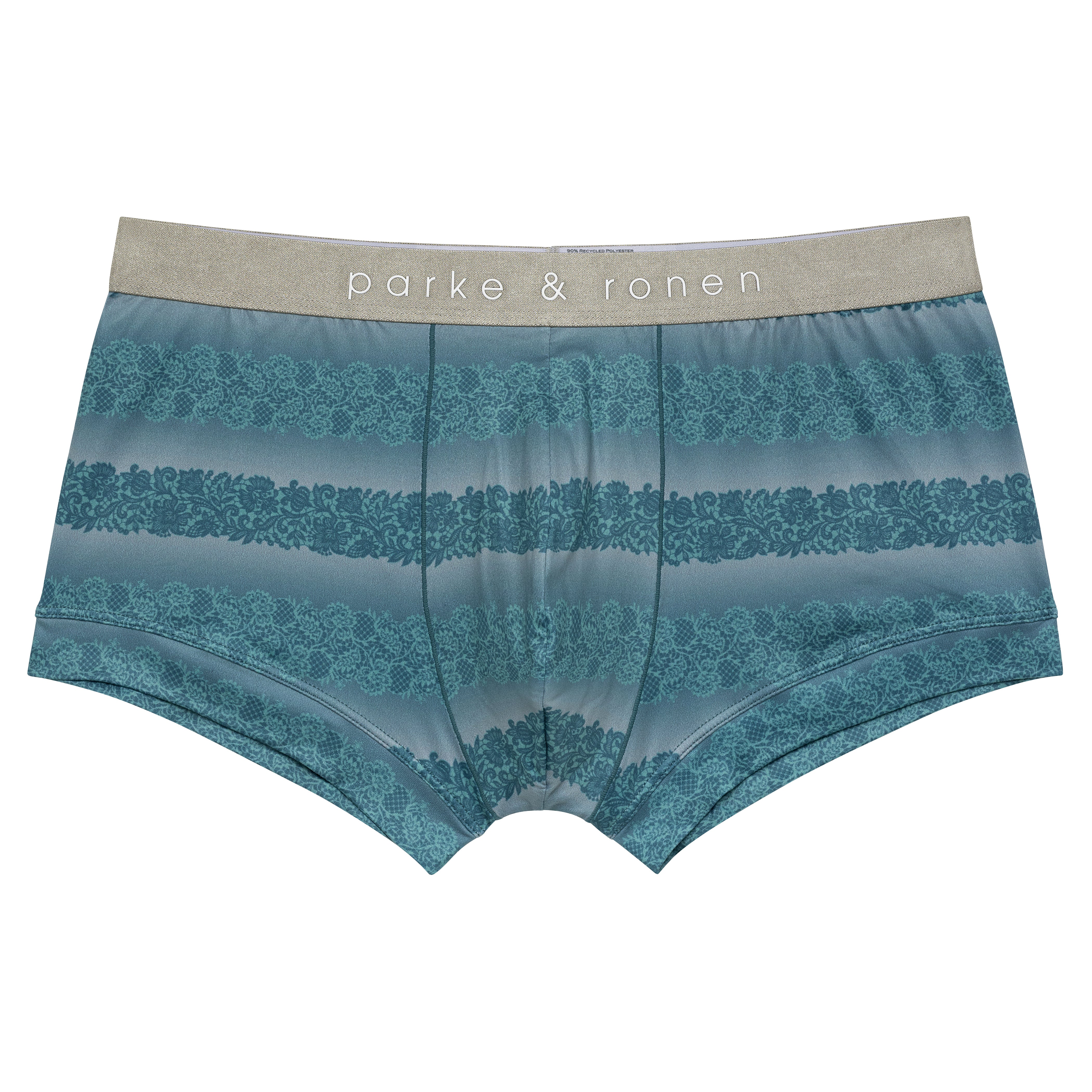 SAVE 70%- Teal Venetian Lace Low Rise Trunk