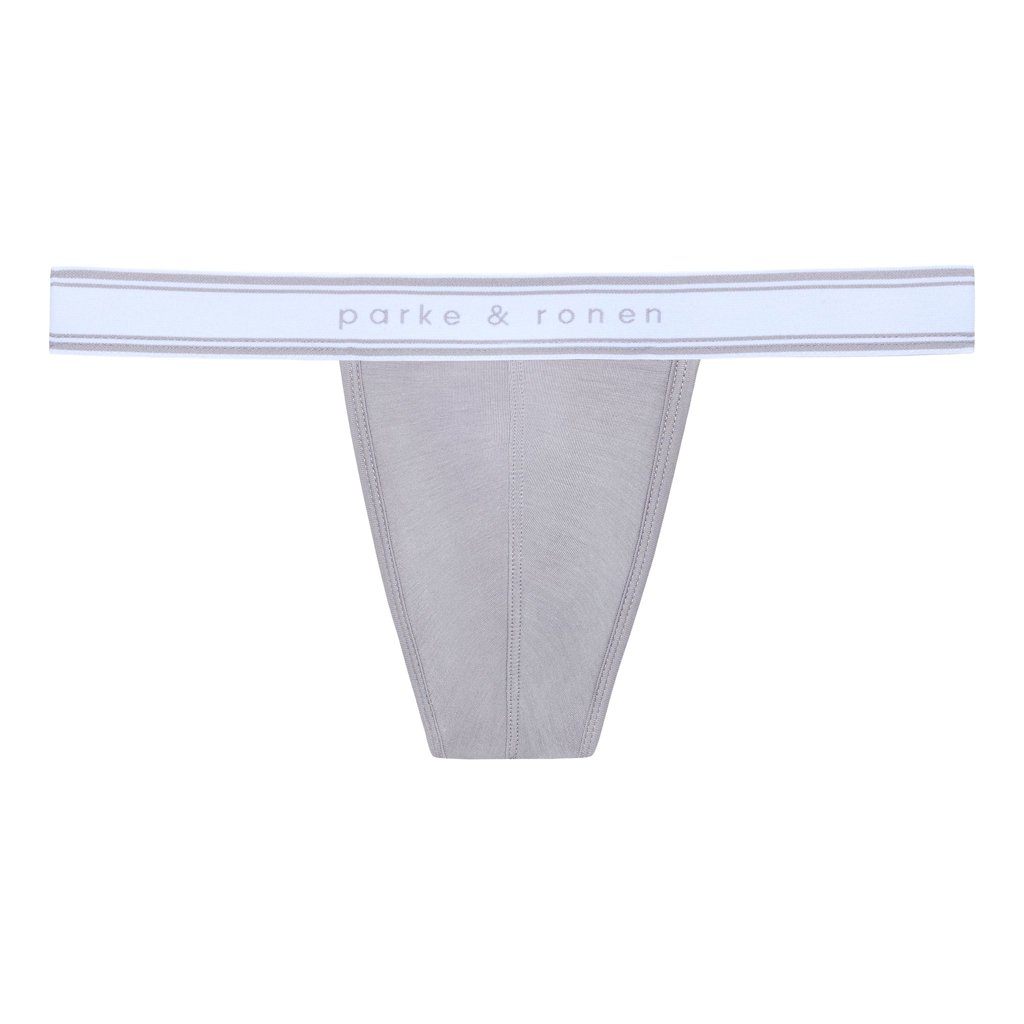 Mist Grey Retro Thong - Parke & Ronen