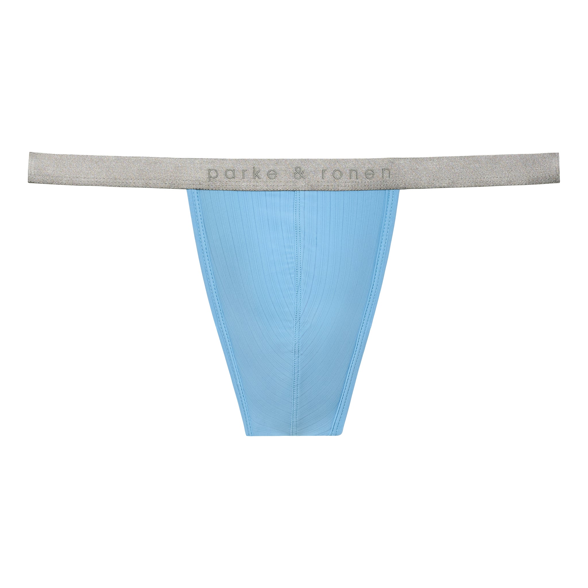 Sky Blue Coastal Nylon Thong - Parke & Ronen