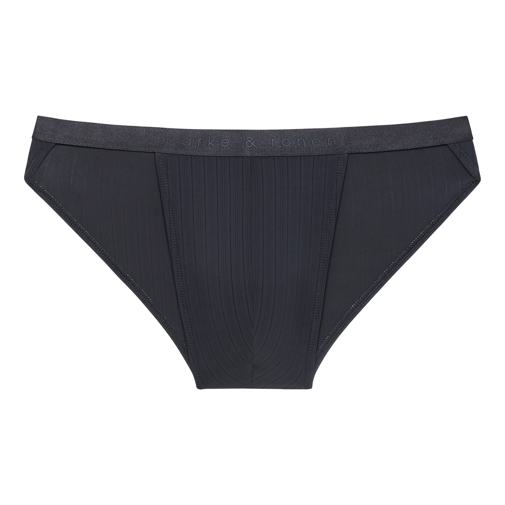 Black Coastal Nylon Sport Brief - Parke & Ronen