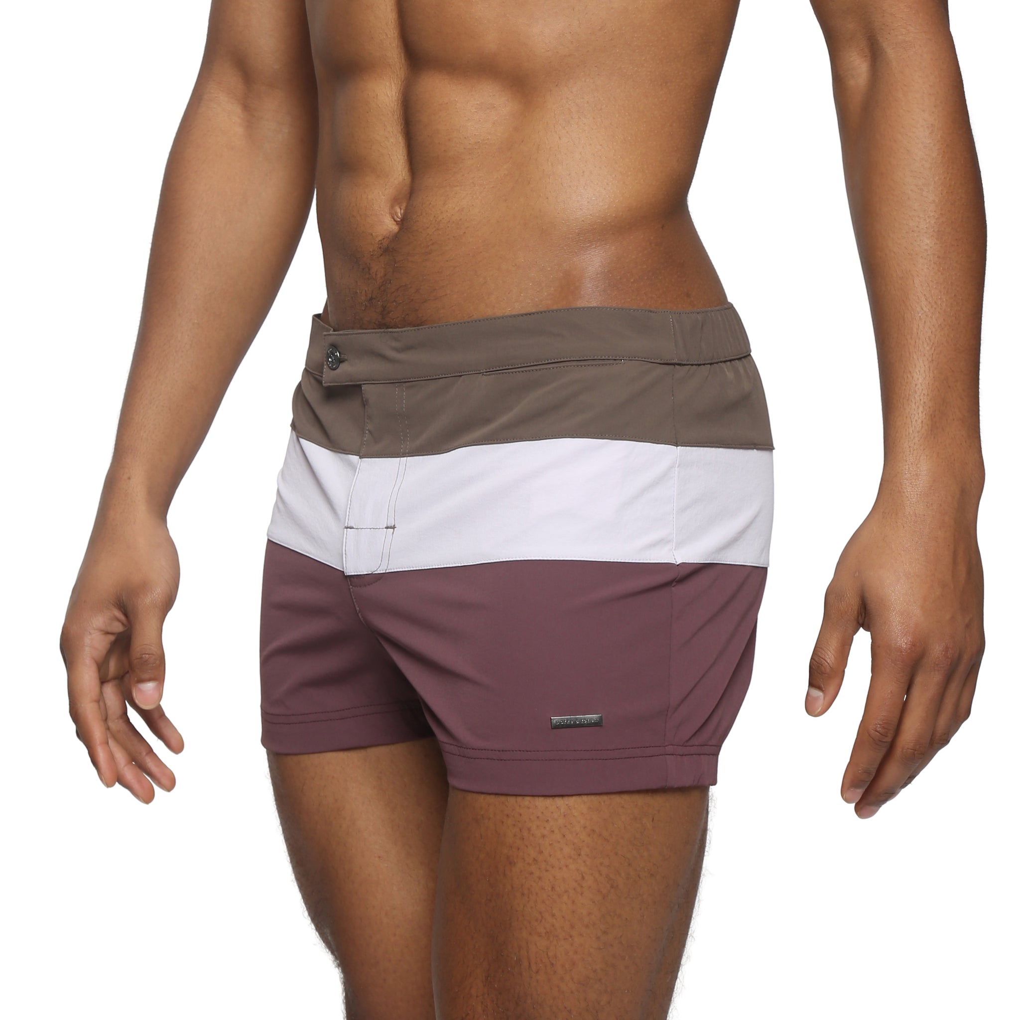NEW- Bordeaux Riviera Swim Trunk
