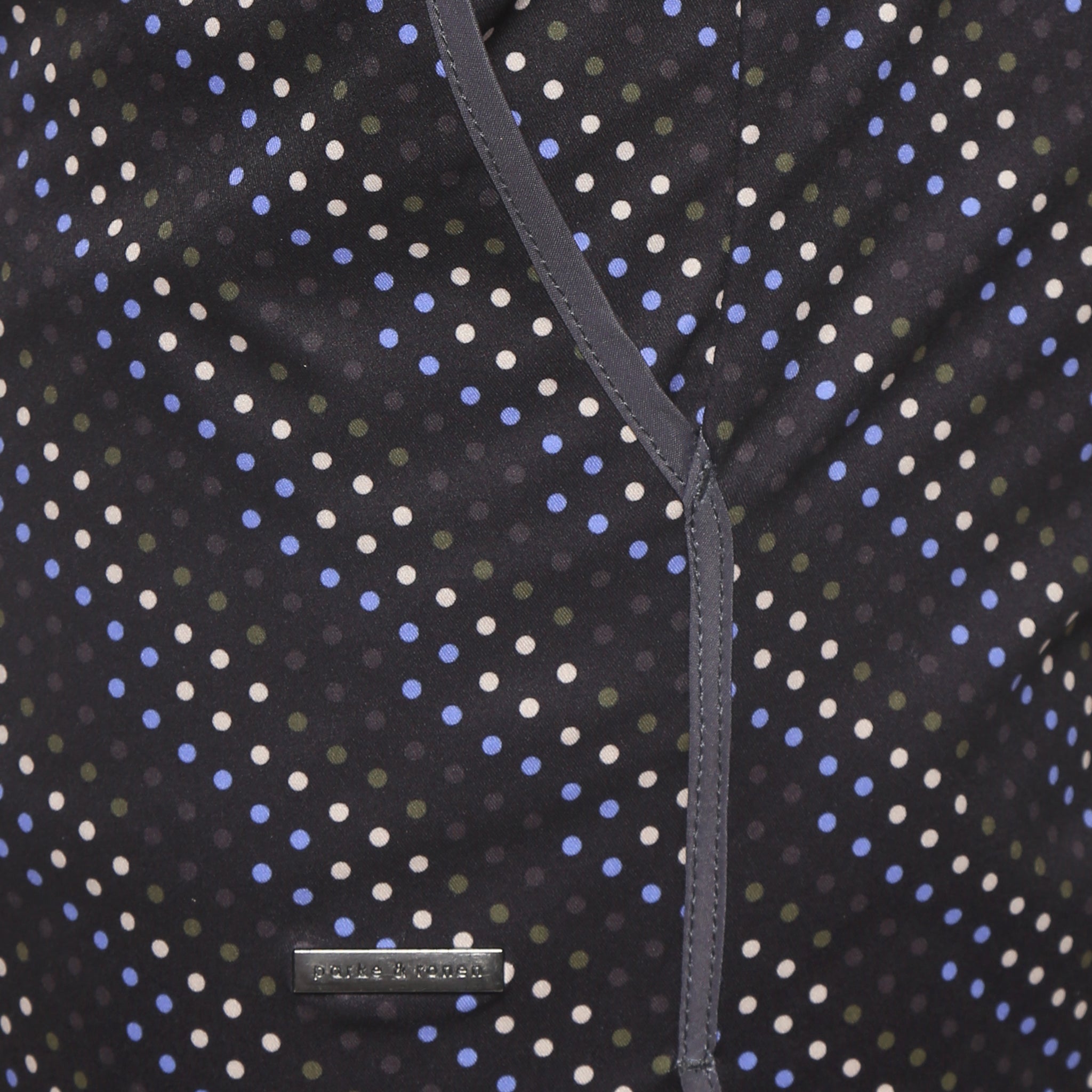 NEW- Black Cascade Print 2" Angeleno Stretch