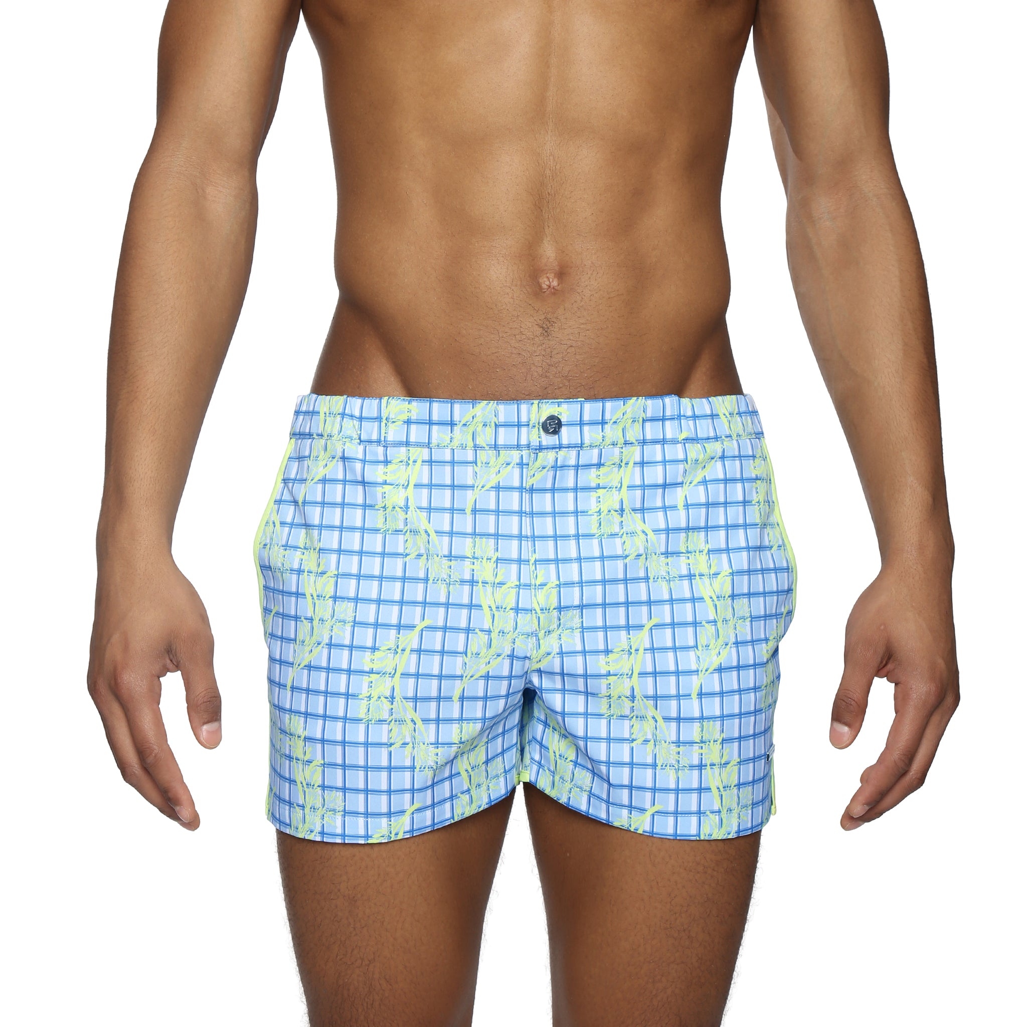 Lime Pampas Print 2" Angeleno Stretch - Parke & Ronen