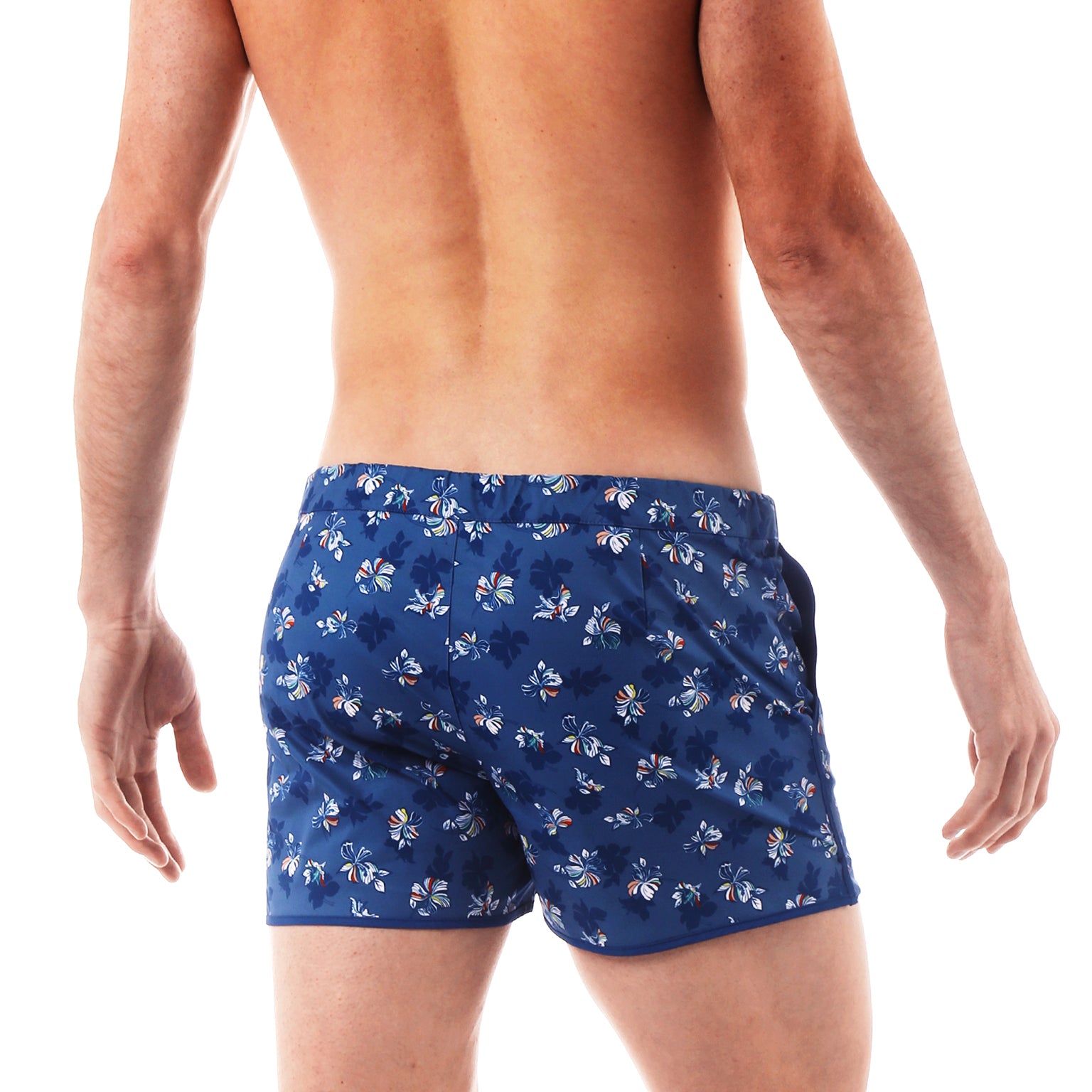 Blue Patrick Print 2" Angeleno Stretch