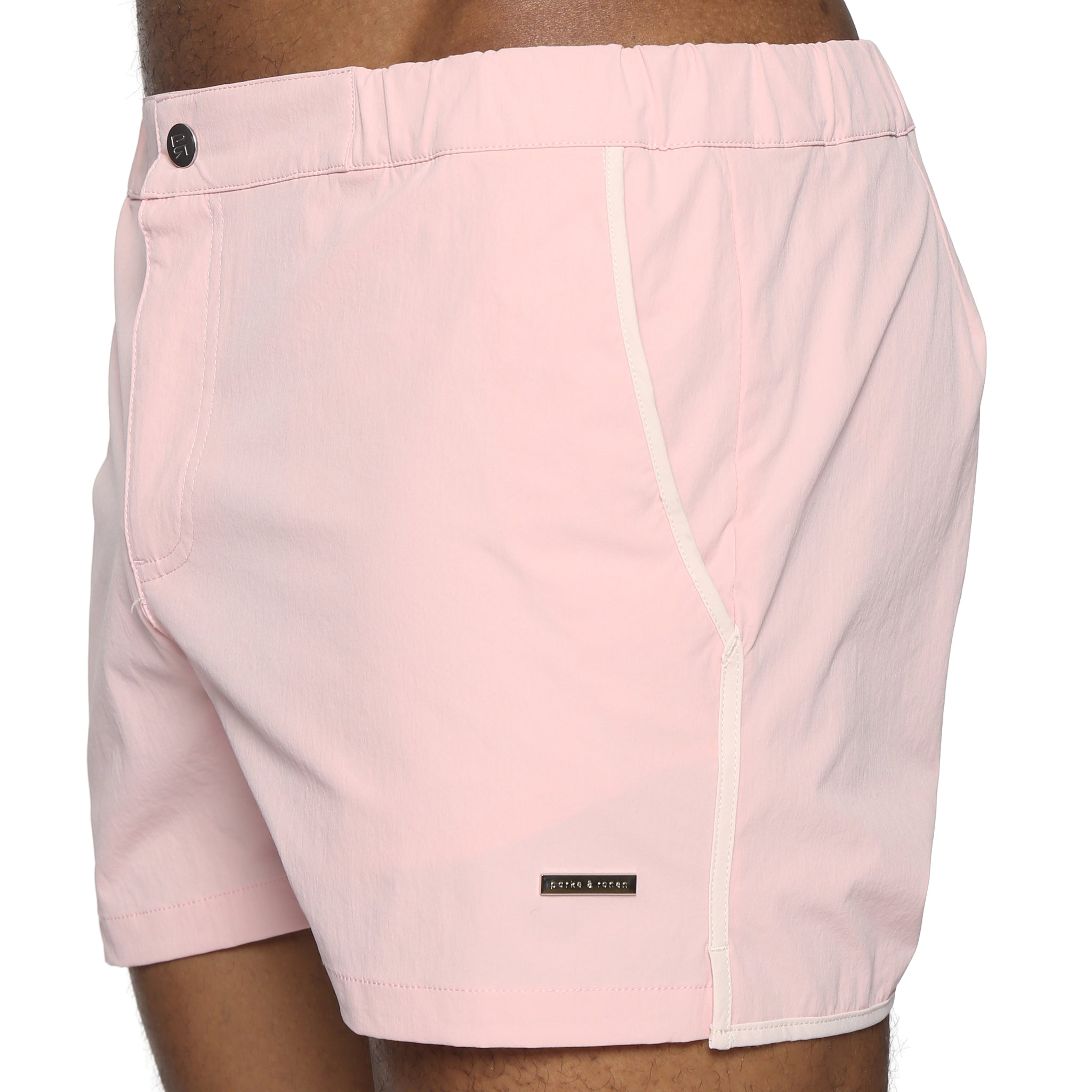 Dusk Pink 2" Solid Angeleno Stretch - Parke & Ronen