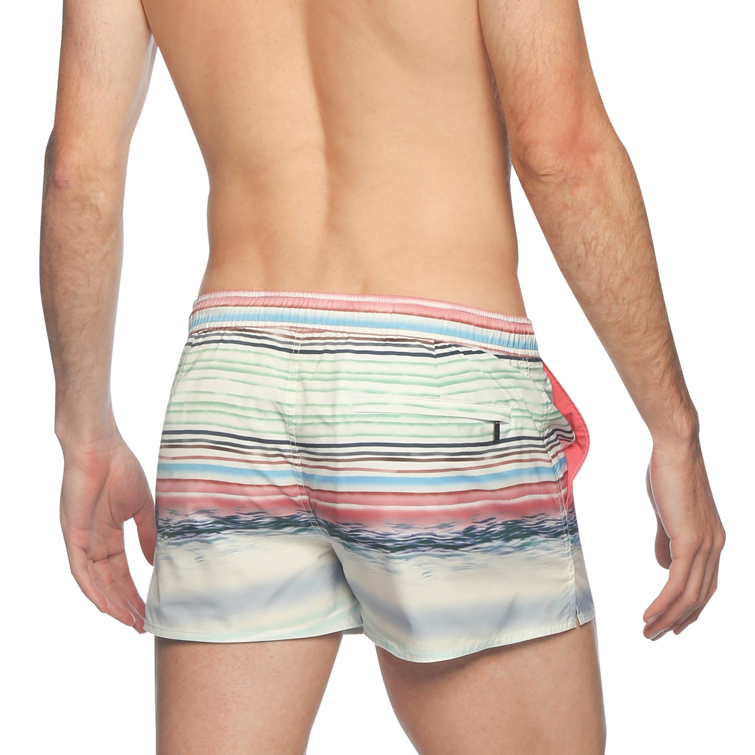 SAVE 70%- Lago Etruscan Print Barcelona Swim Short - parke & ronen