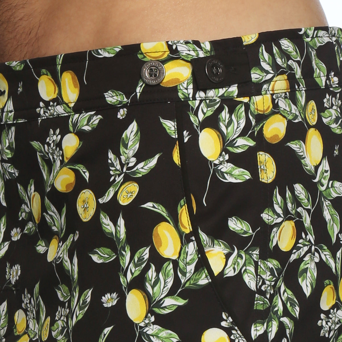 SPRING '24- Limoncello Black Print 6" Catalonia Stretch