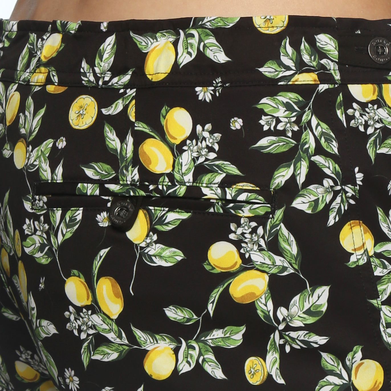 SPRING '24- Limoncello Black Print 6" Catalonia Stretch