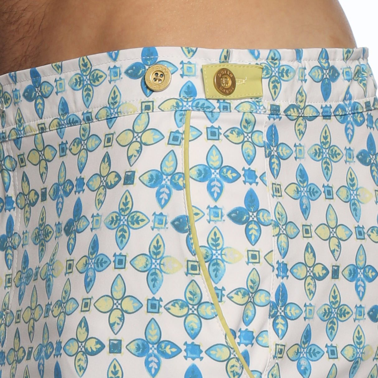 SPRING '24- Piastrella Azur Lemon Print 6" Catalonia Stretch