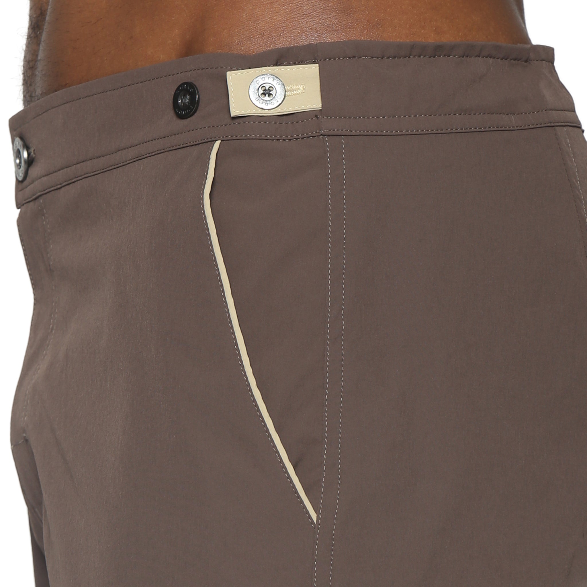 Espresso 6" Solid Catalonia Stretch - Parke & Ronen