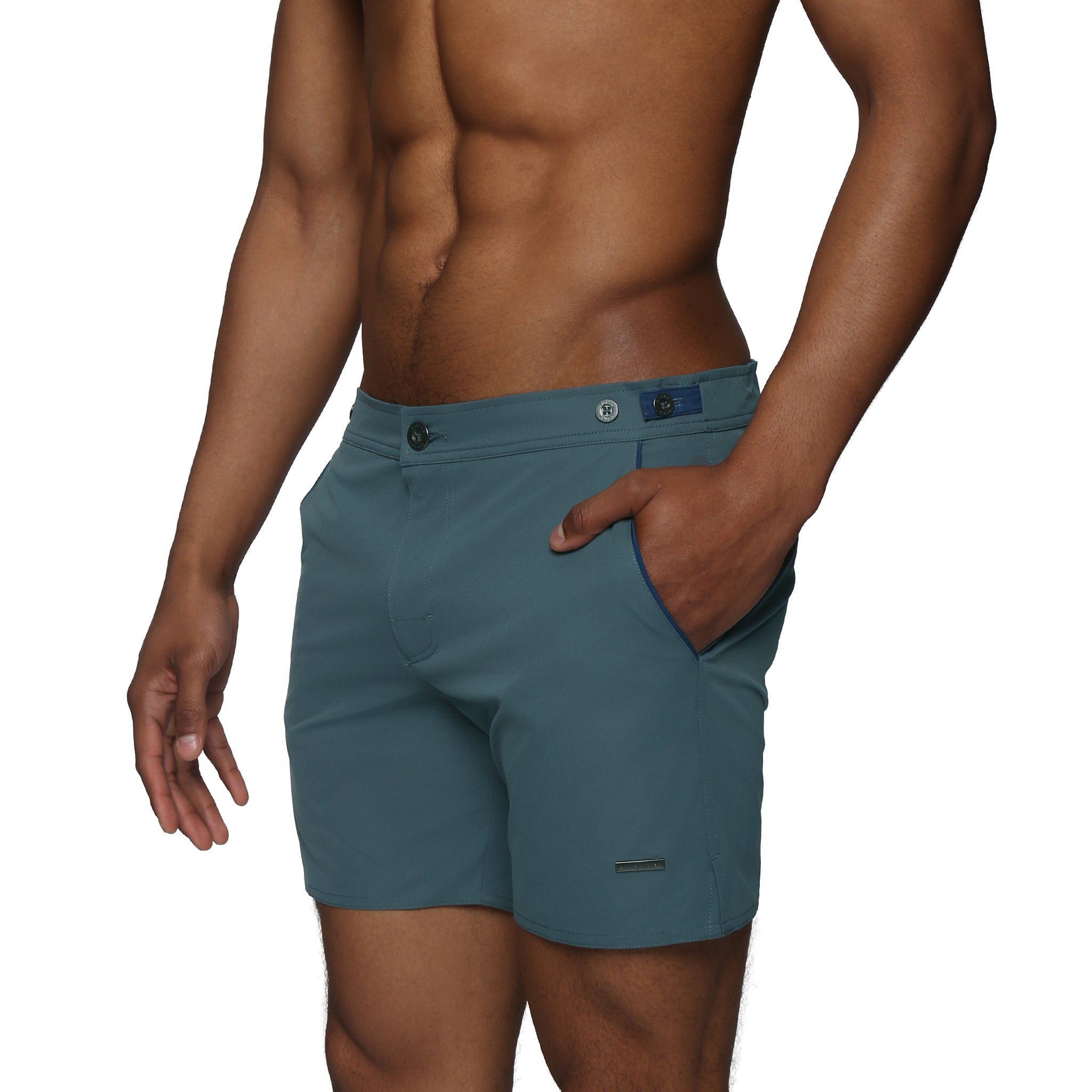 Dusk Blue 6" Catalonia Solid Stretch - Parke & Ronen