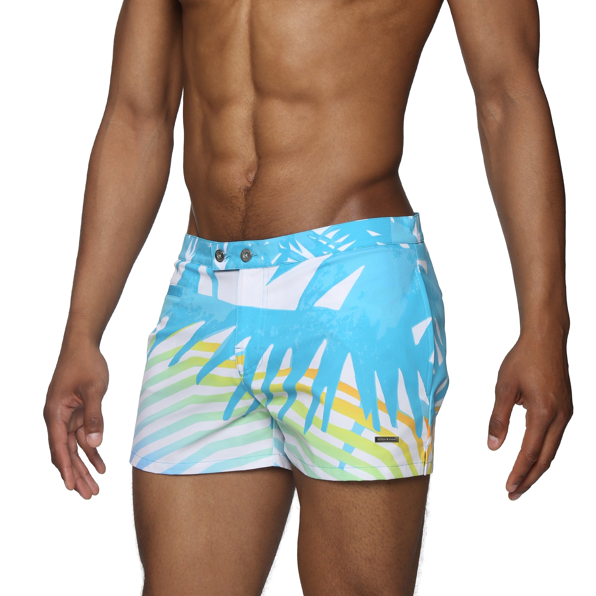 Azure Praia Print Lido Swim Trunk - Parke & Ronen