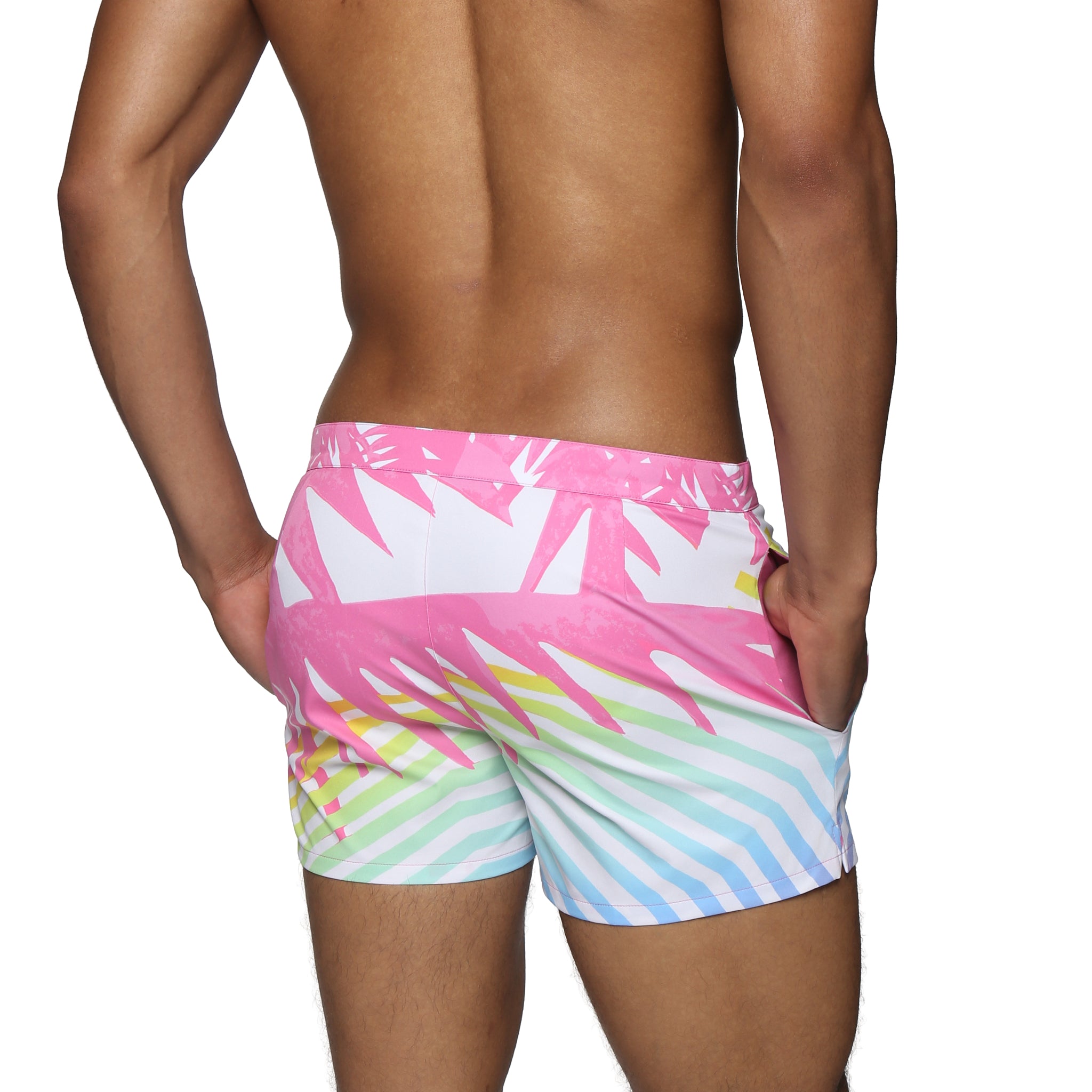 Candy Praia Print Lido Swim Trunk - Parke & Ronen