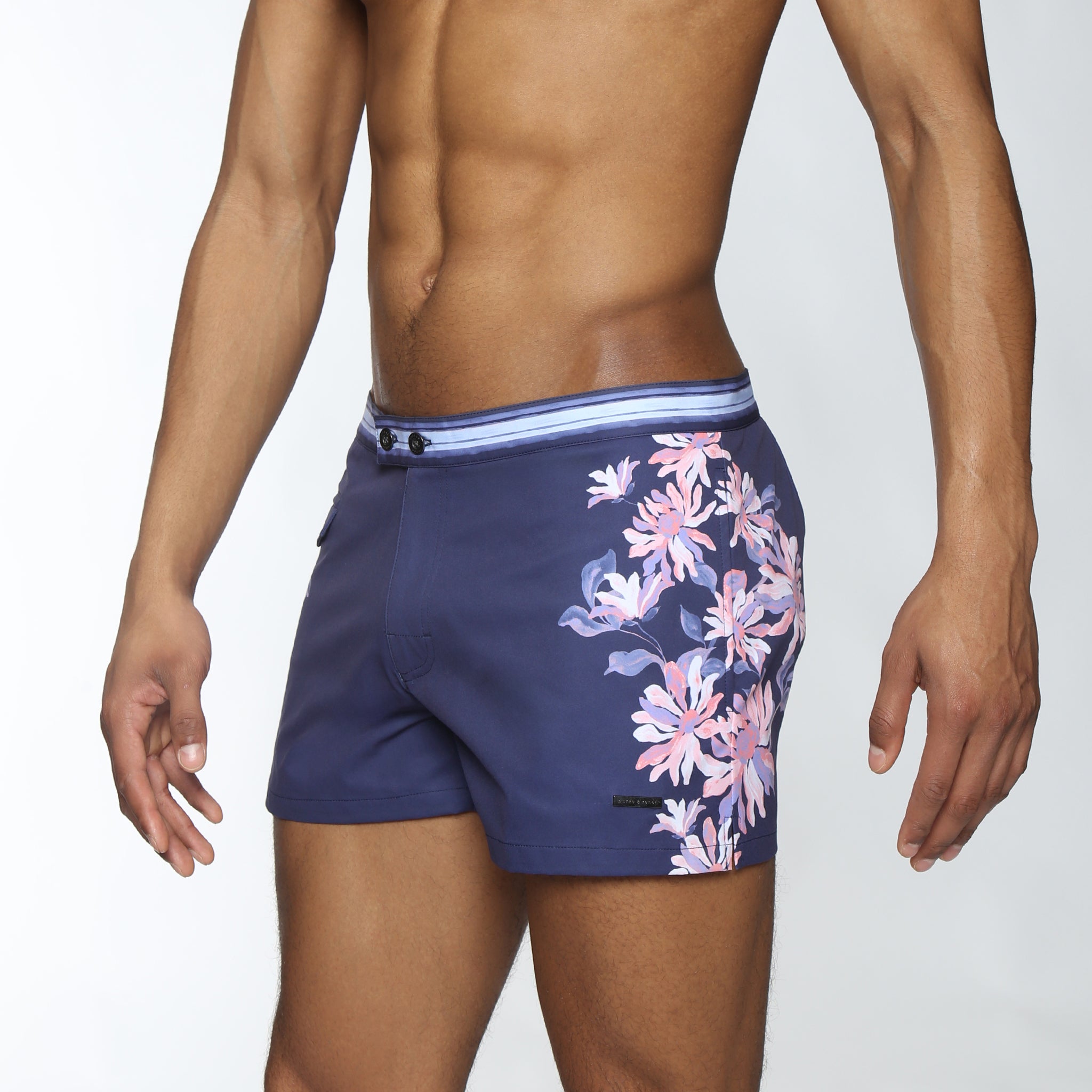Twilight Garden Lido Printed Swim Short - Parke & Ronen