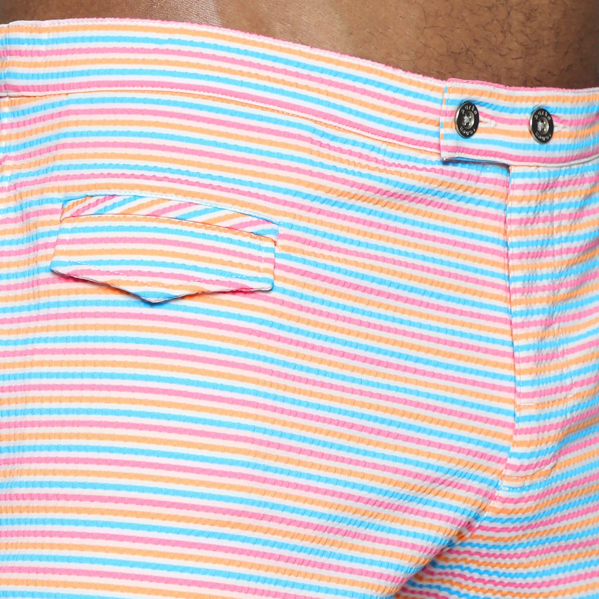 Gelato Pinline Stripe Lido Swim Short - Parke & Ronen
