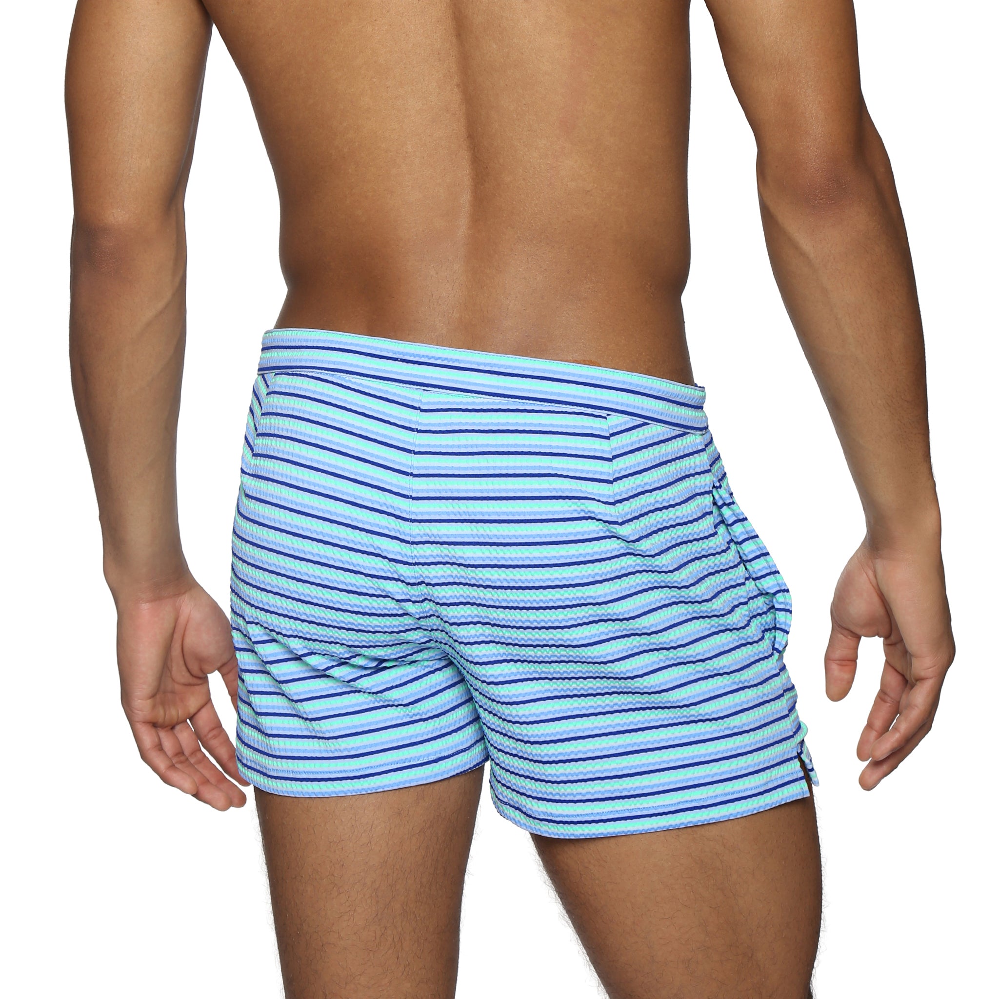 Marina Pinline Stripe Lido Swim Short - Parke & Ronen