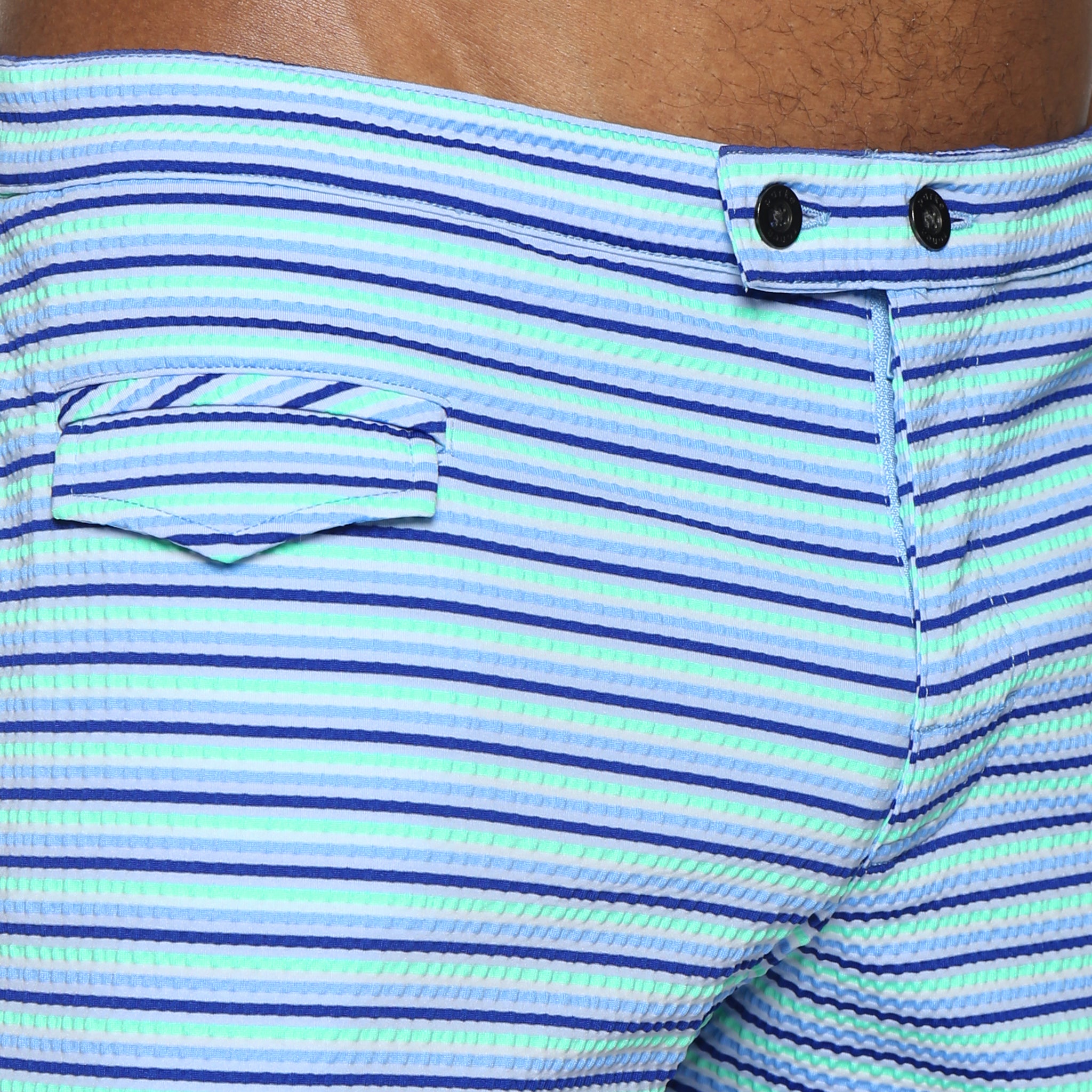 Marina Pinline Stripe Lido Swim Short - Parke & Ronen