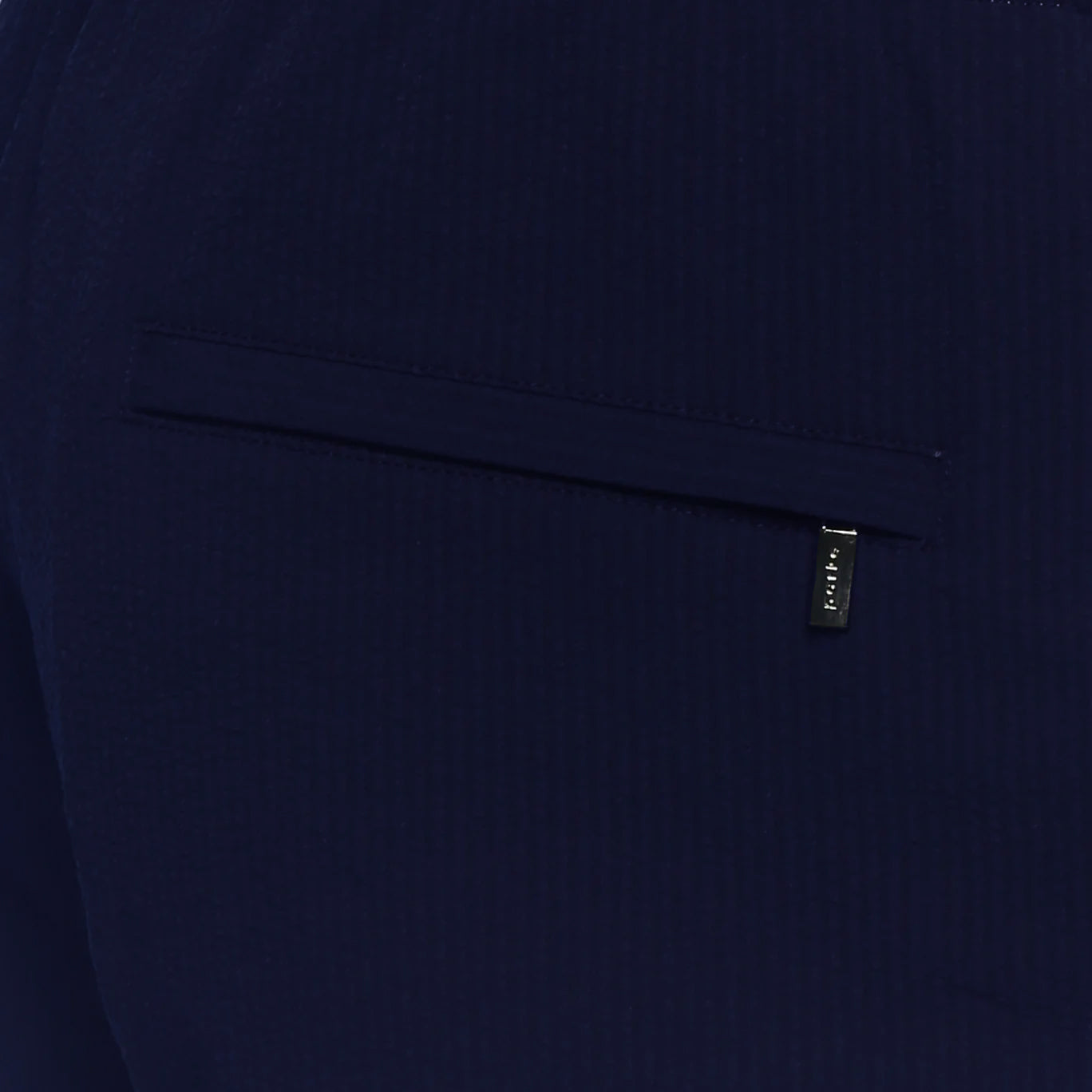 SAVE 70%- Navy Seersucker Runner Swim Short - parke & ronen