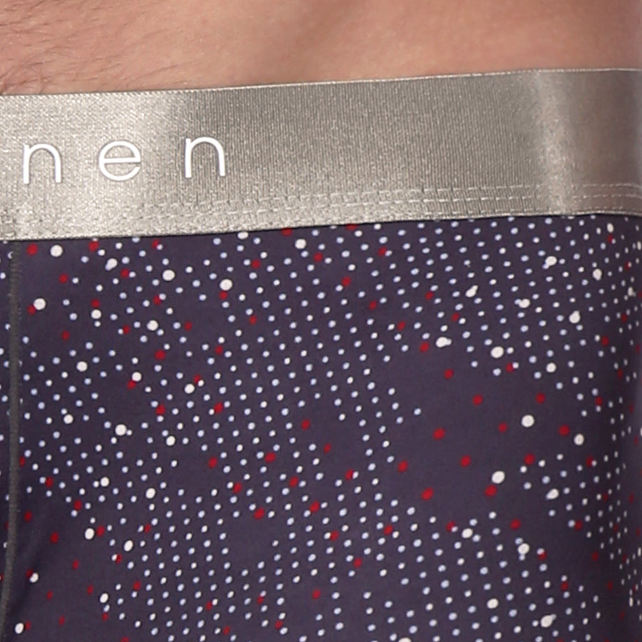 NEW ARRIVAL- Steel Grey Andromeda Print Low Rise Brief
