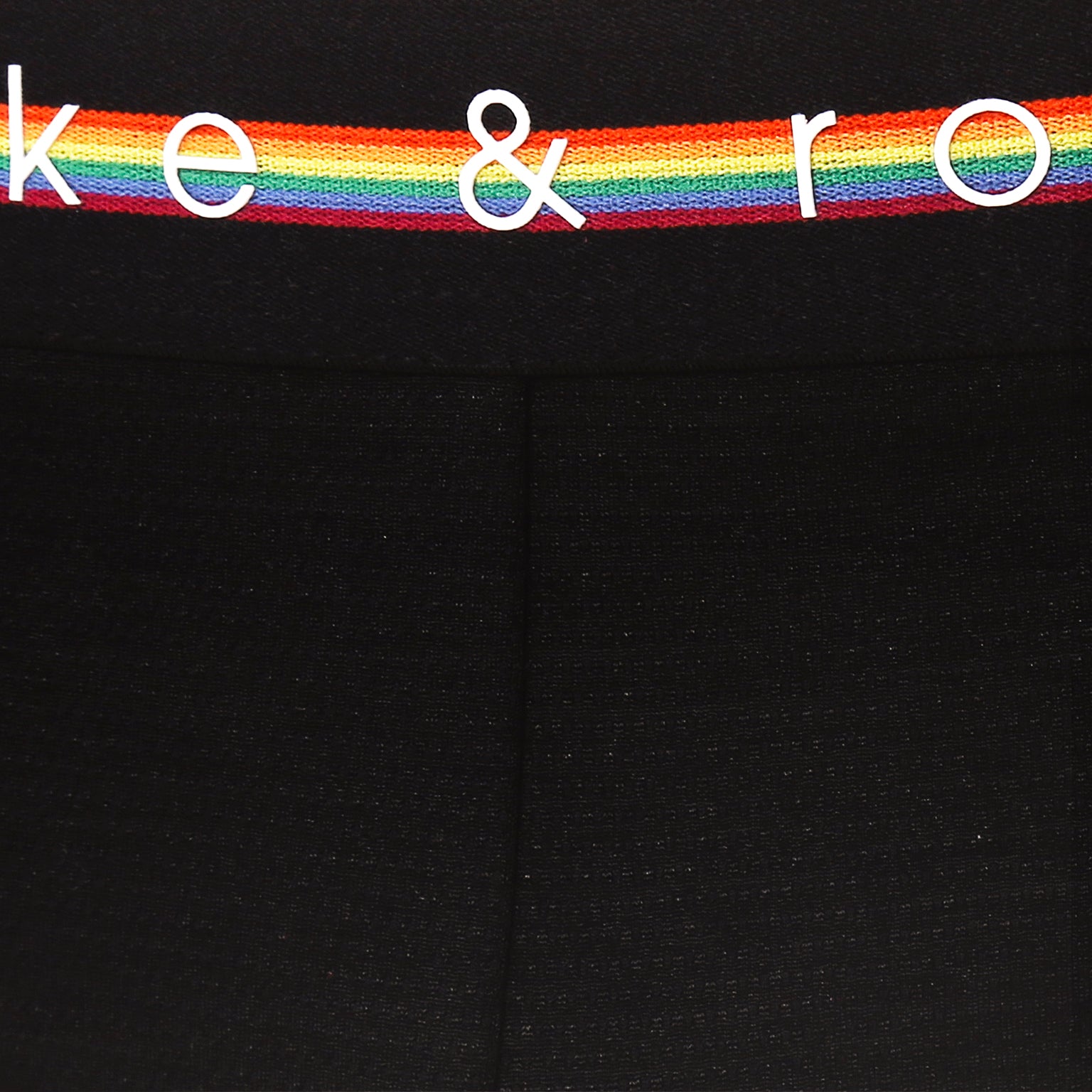 LIMITED PRIDE EDITION- Black Heather Mesh Low Rise Brief