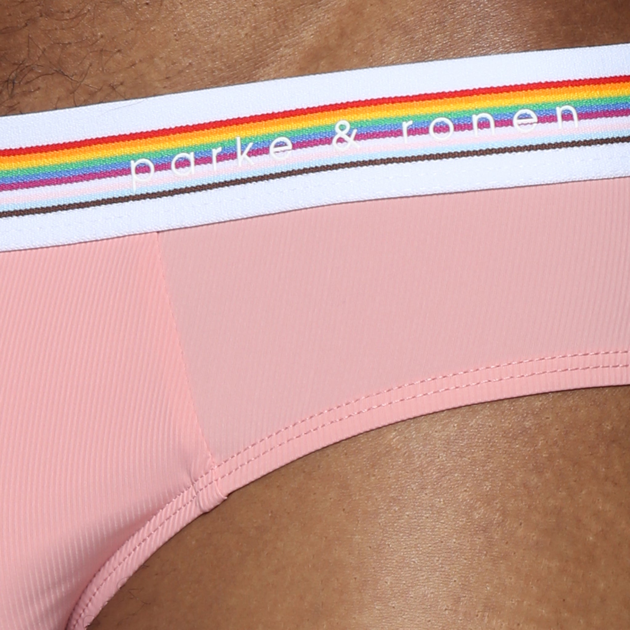 Peach Boudoir Nylon Low Rise Brief - Parke & Ronen