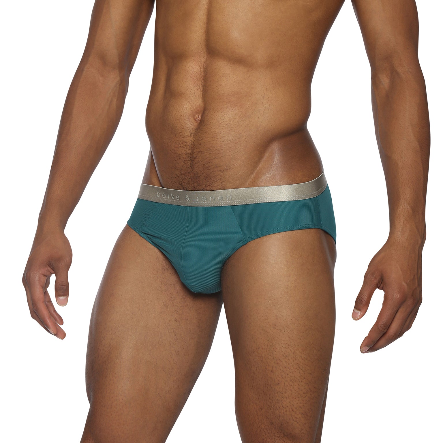 NEW- Teal Boudoir Nylon Low Rise Brief