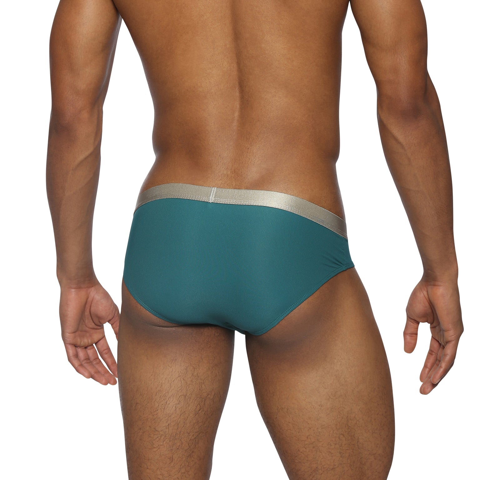NEW- Teal Boudoir Nylon Low Rise Brief