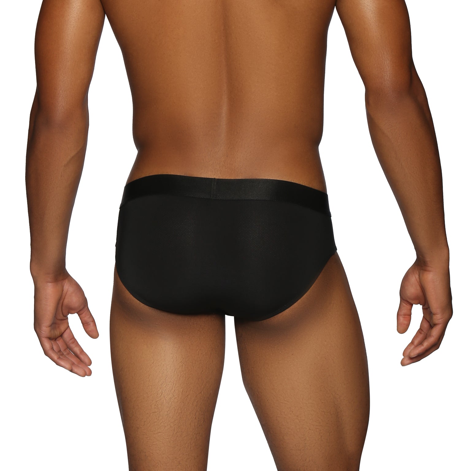 Black Mistral Mesh Combo Brief - parke & ronen