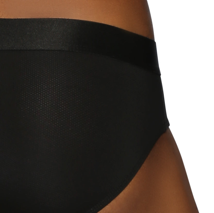 Black Mistral Mesh Combo Brief - parke & ronen