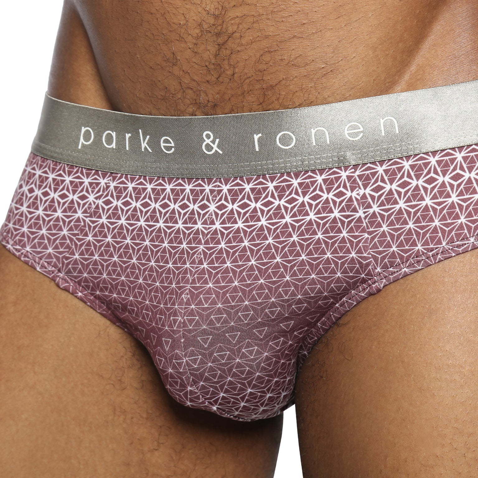 NEW- Burgundy Horizon Printed Low Rise Brief