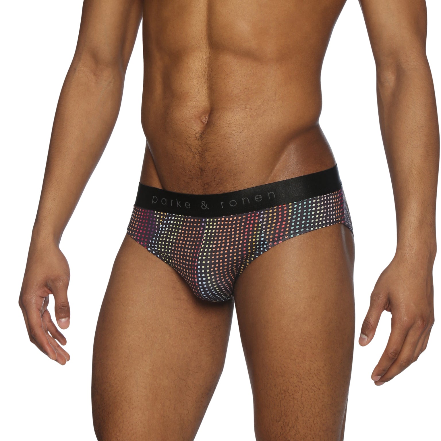 PRIDE EDITION- Funfetti Black Printed Low Rise Brief