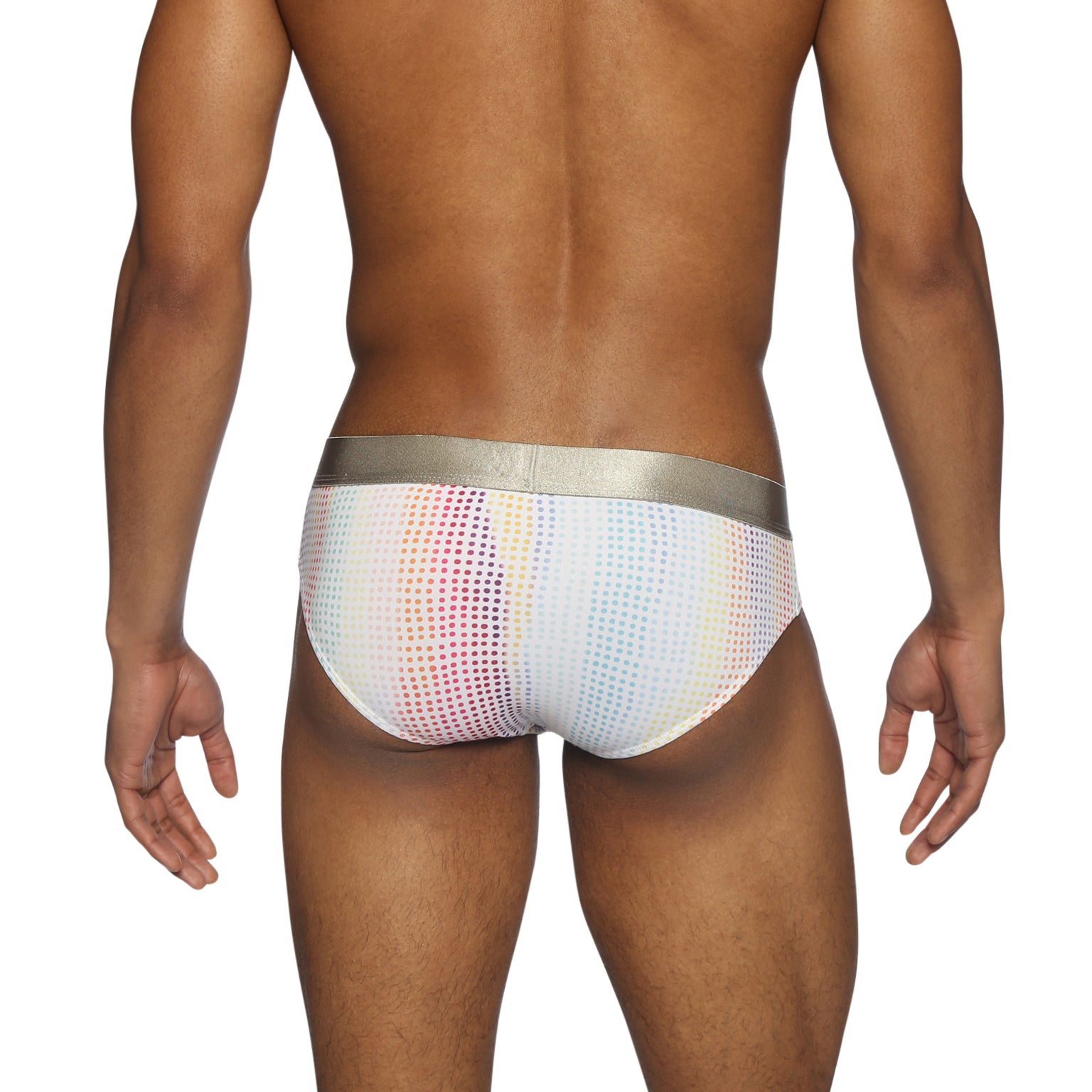 PRIDE EDITION- Funfetti White Printed Low Rise Brief