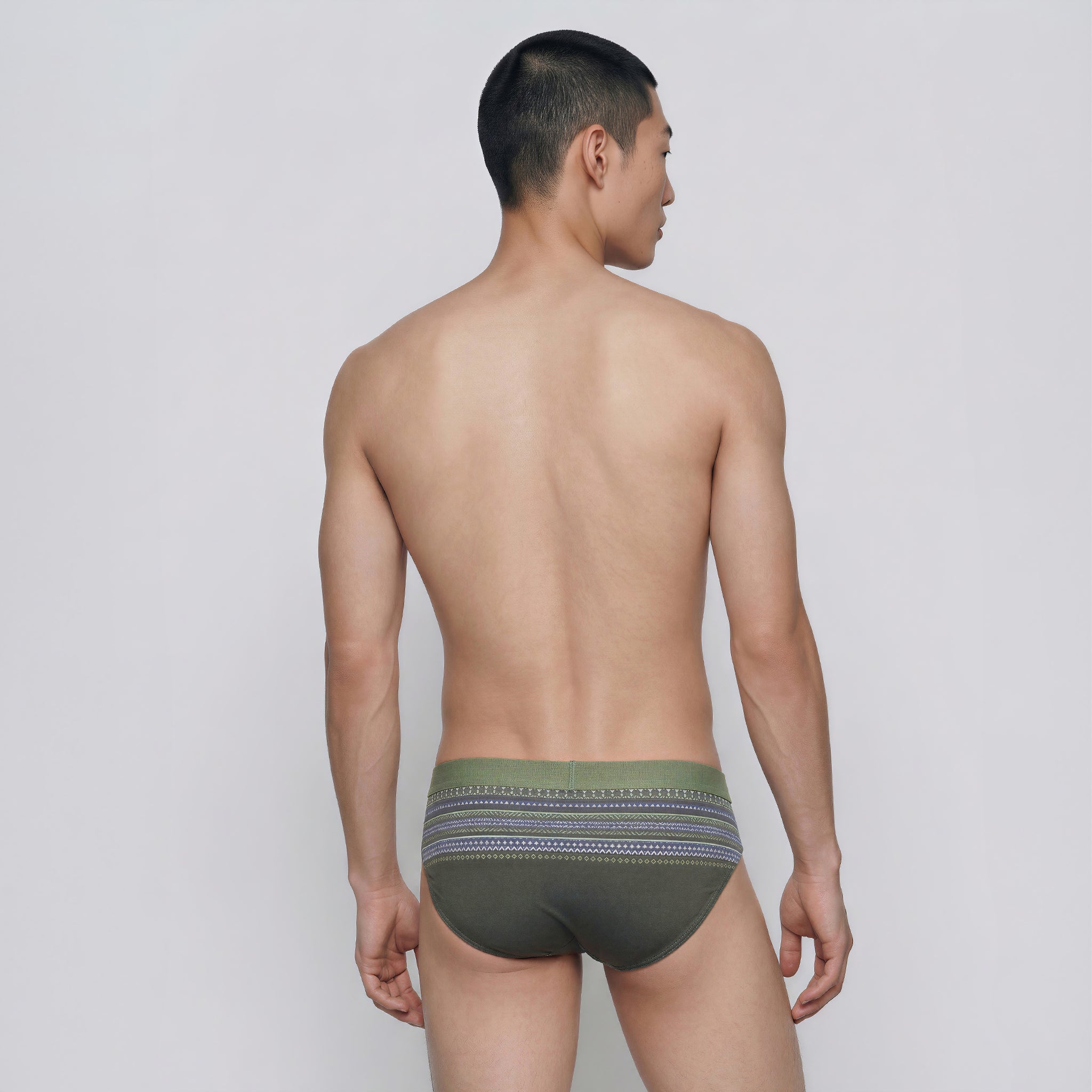 PR Design Co. Inc. Juniper Fair Isle printed low rise brief underwear