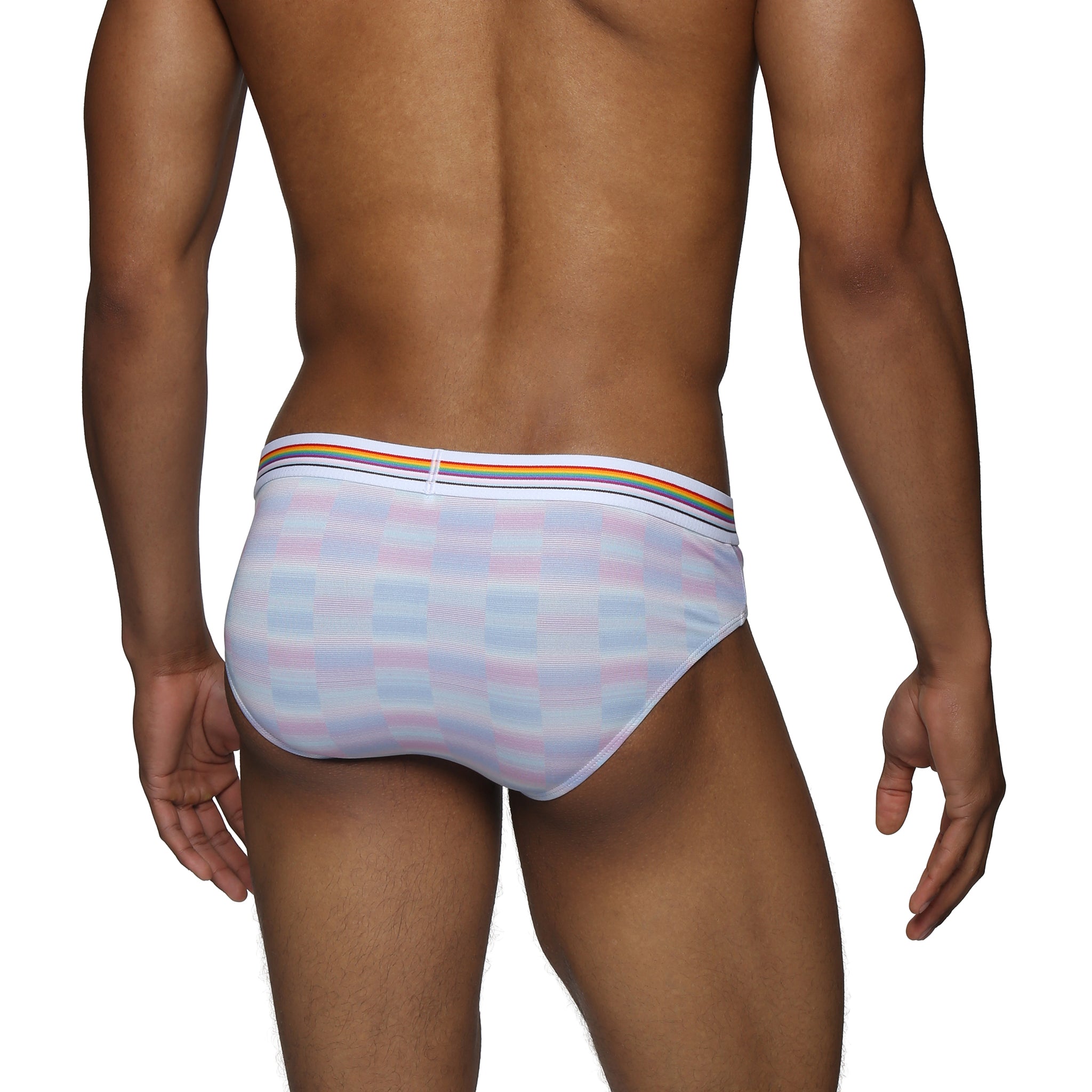 Lavender Pride Printed Low Rise Brief - Parke & Ronen