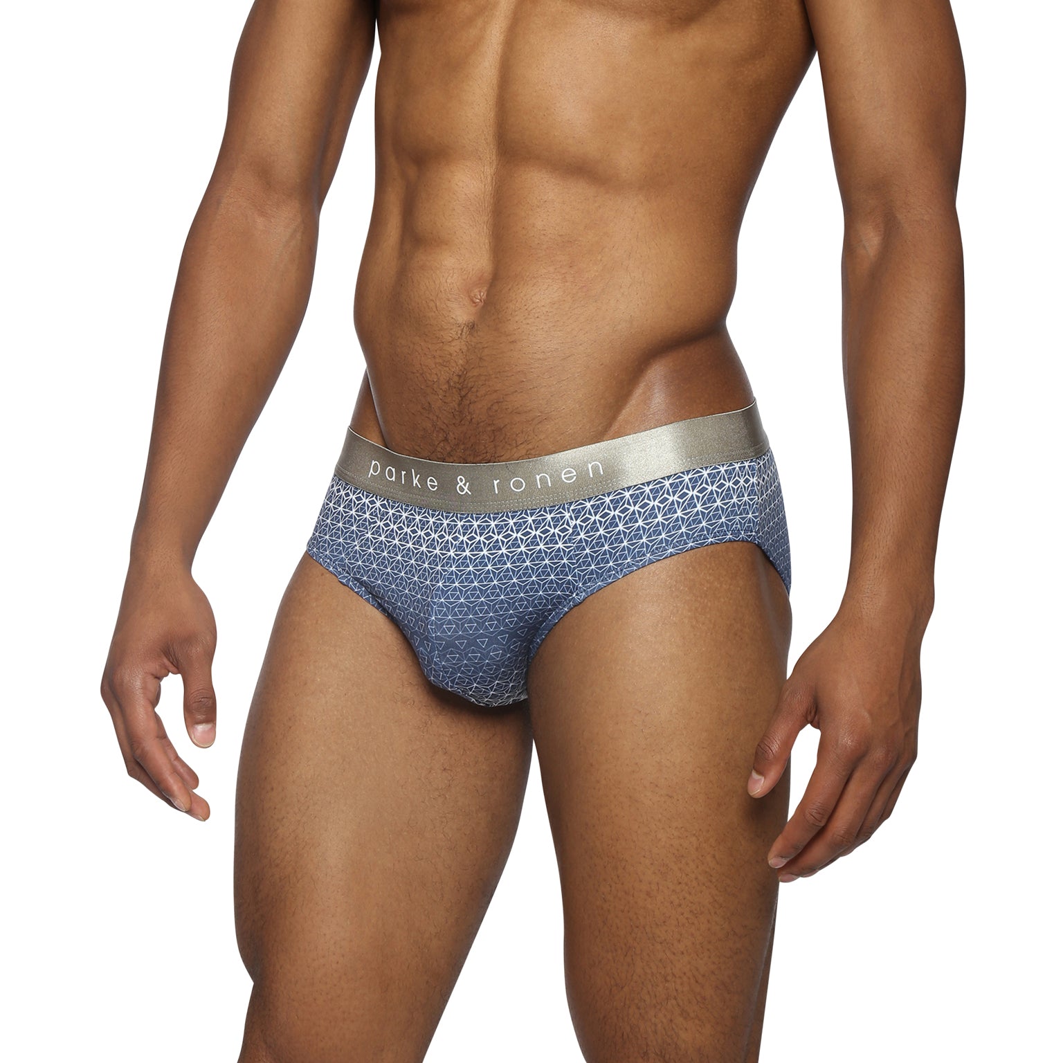 NEW- Navy Horizon Printed Low Rise Brief
