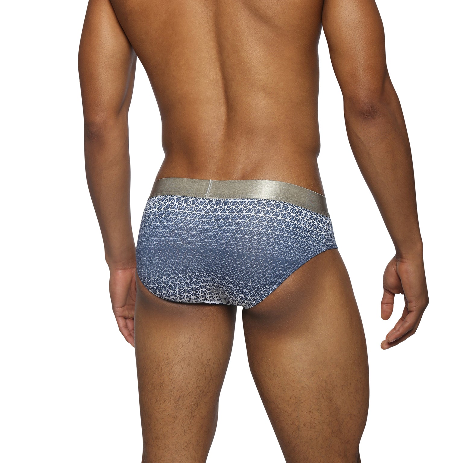 NEW- Navy Horizon Printed Low Rise Brief