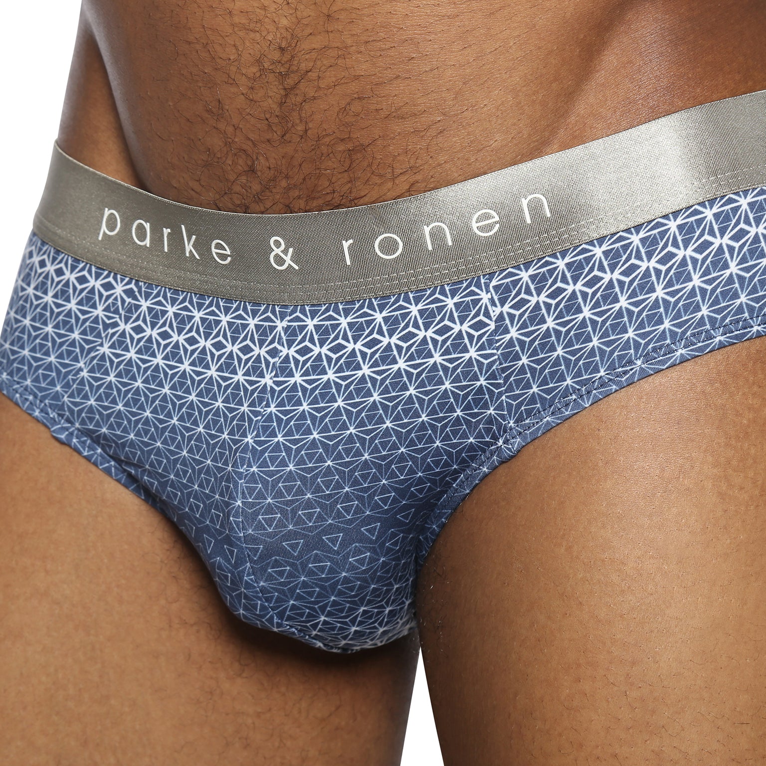 NEW- Navy Horizon Printed Low Rise Brief